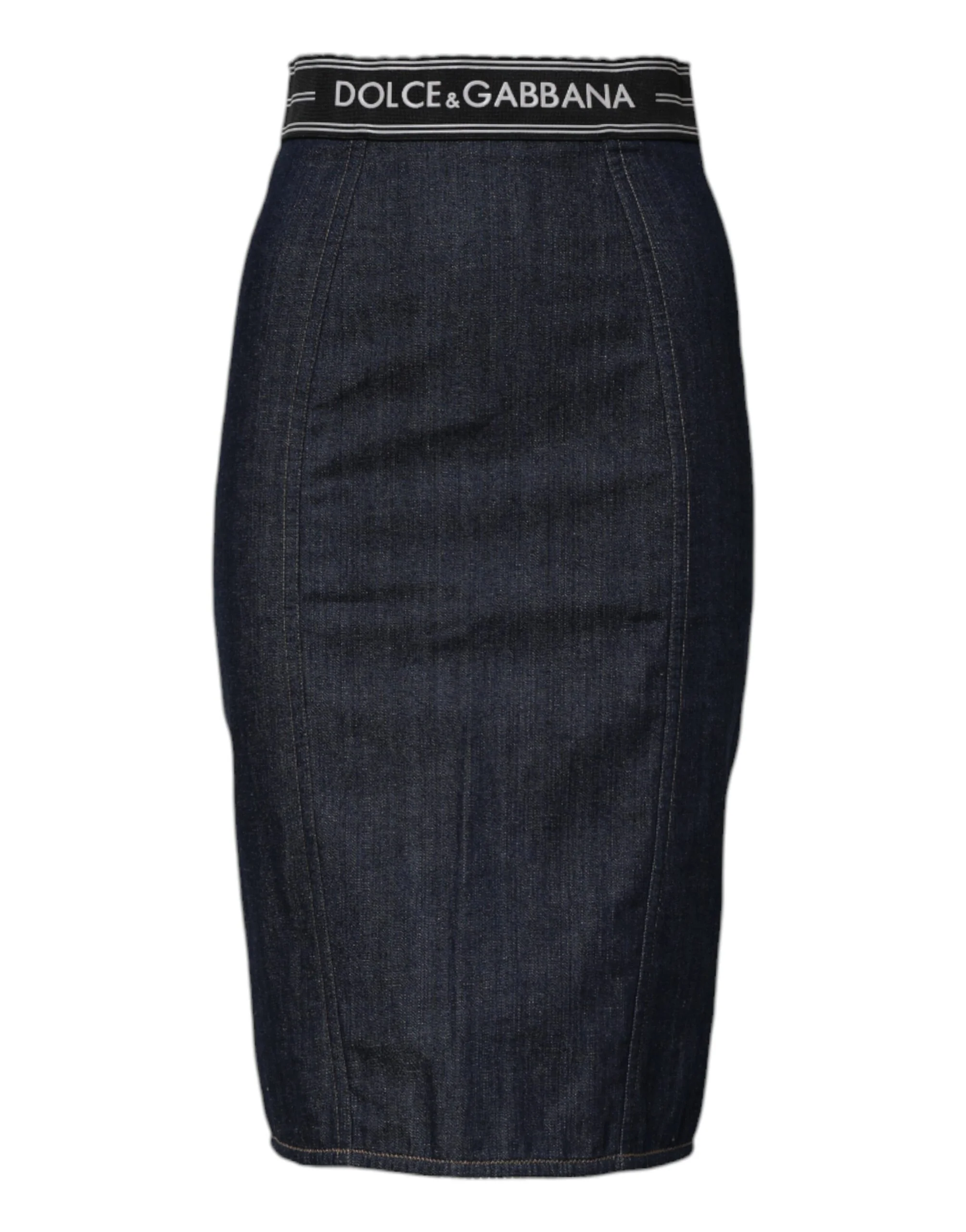 Dolce & Gabbana Cotton Pencil Cut Midi Women's Skirt