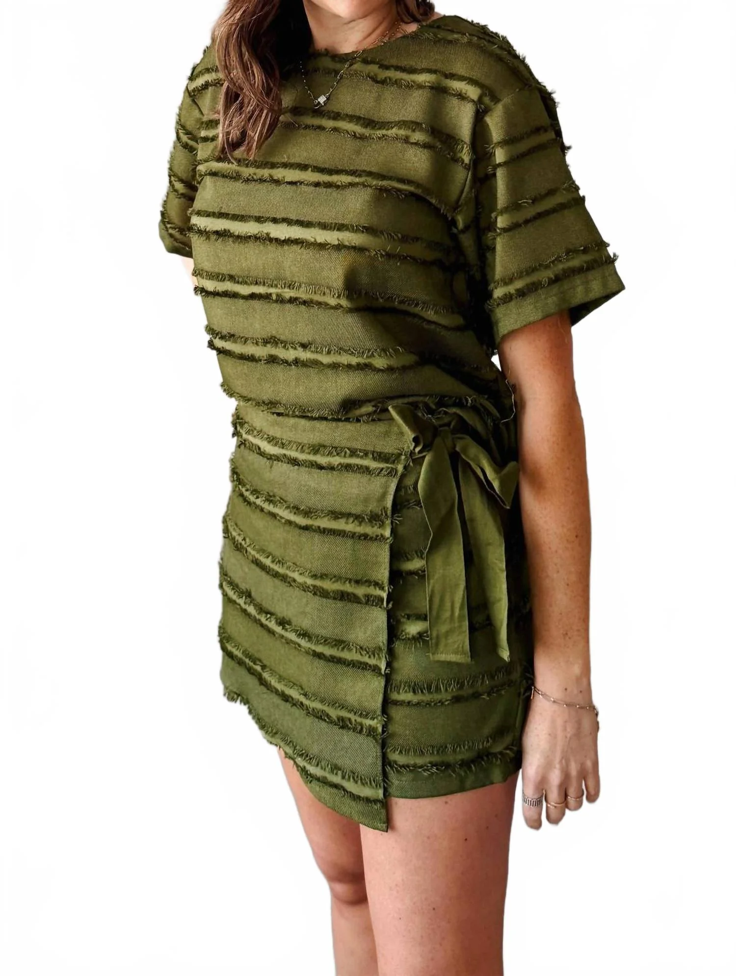 Sure Thing Skort Set In Green