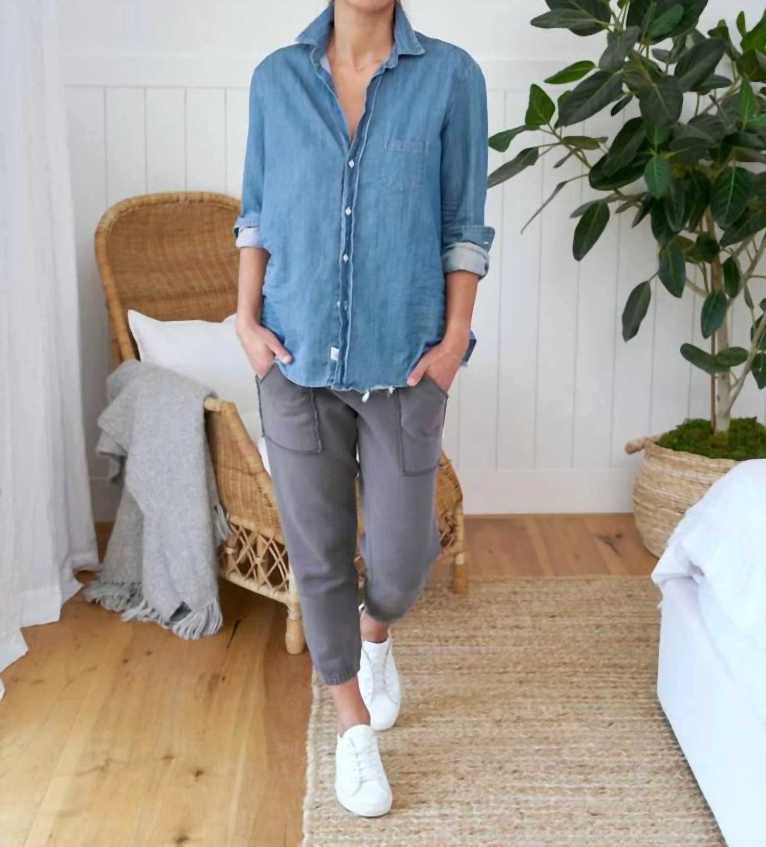 Eamon Jogger Sweatpant In Elephant