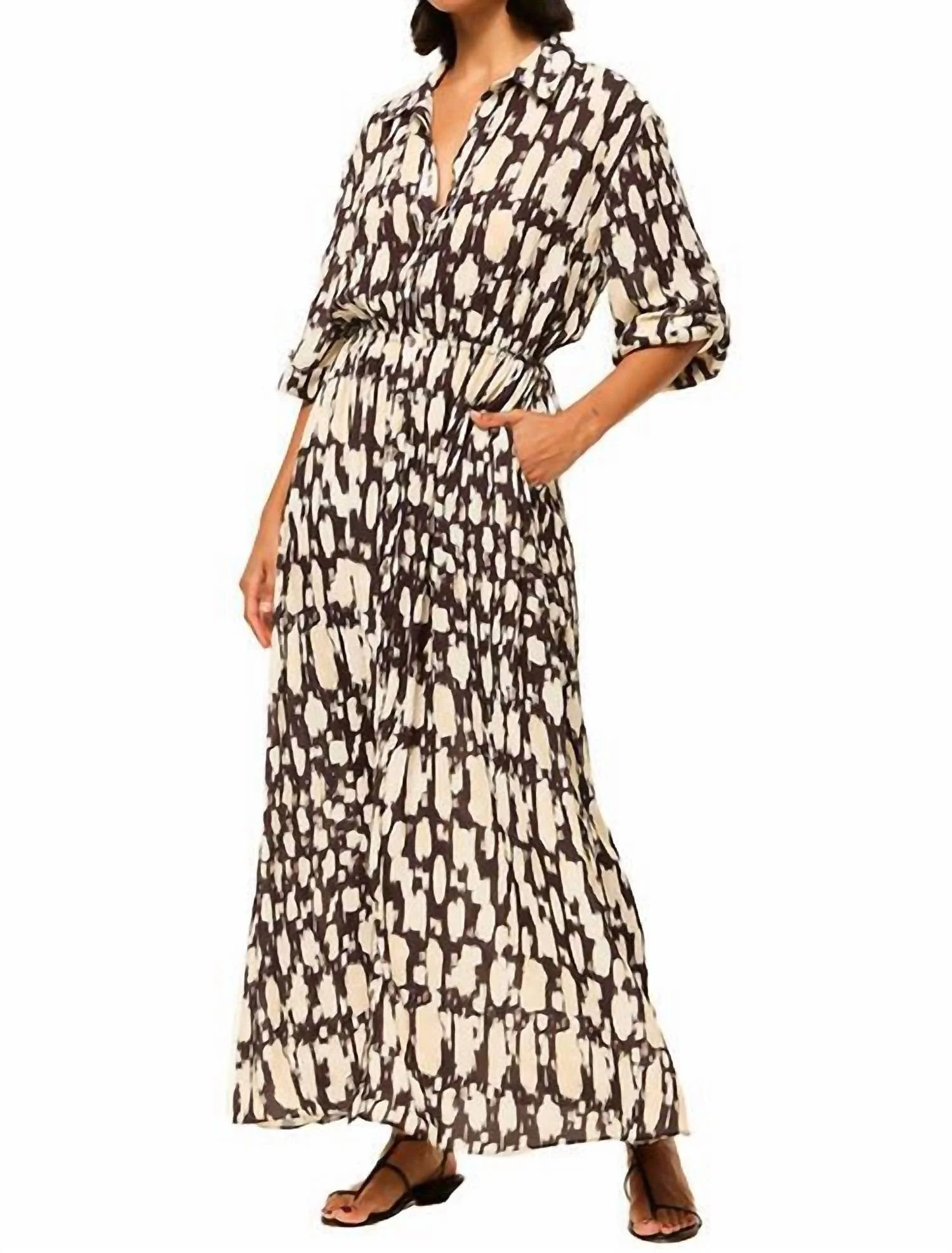 Ilona Skirt In Abstract Geo