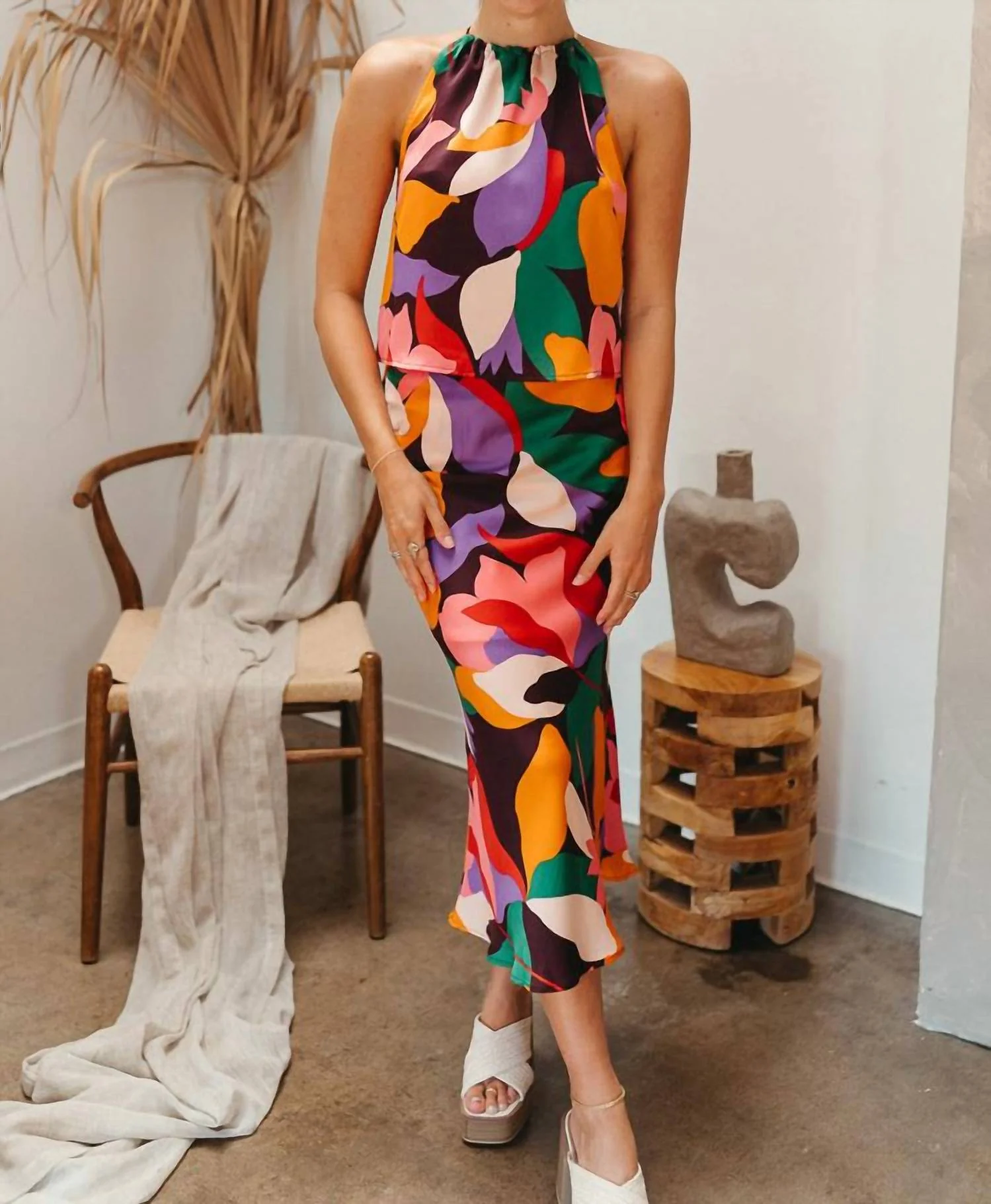 When In Rome Skirt In Multi