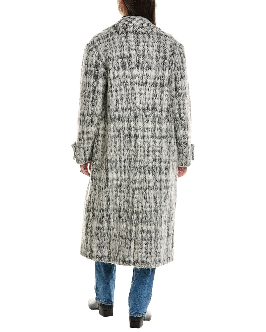 AllSaints Mabel X Wool-Blend Coat