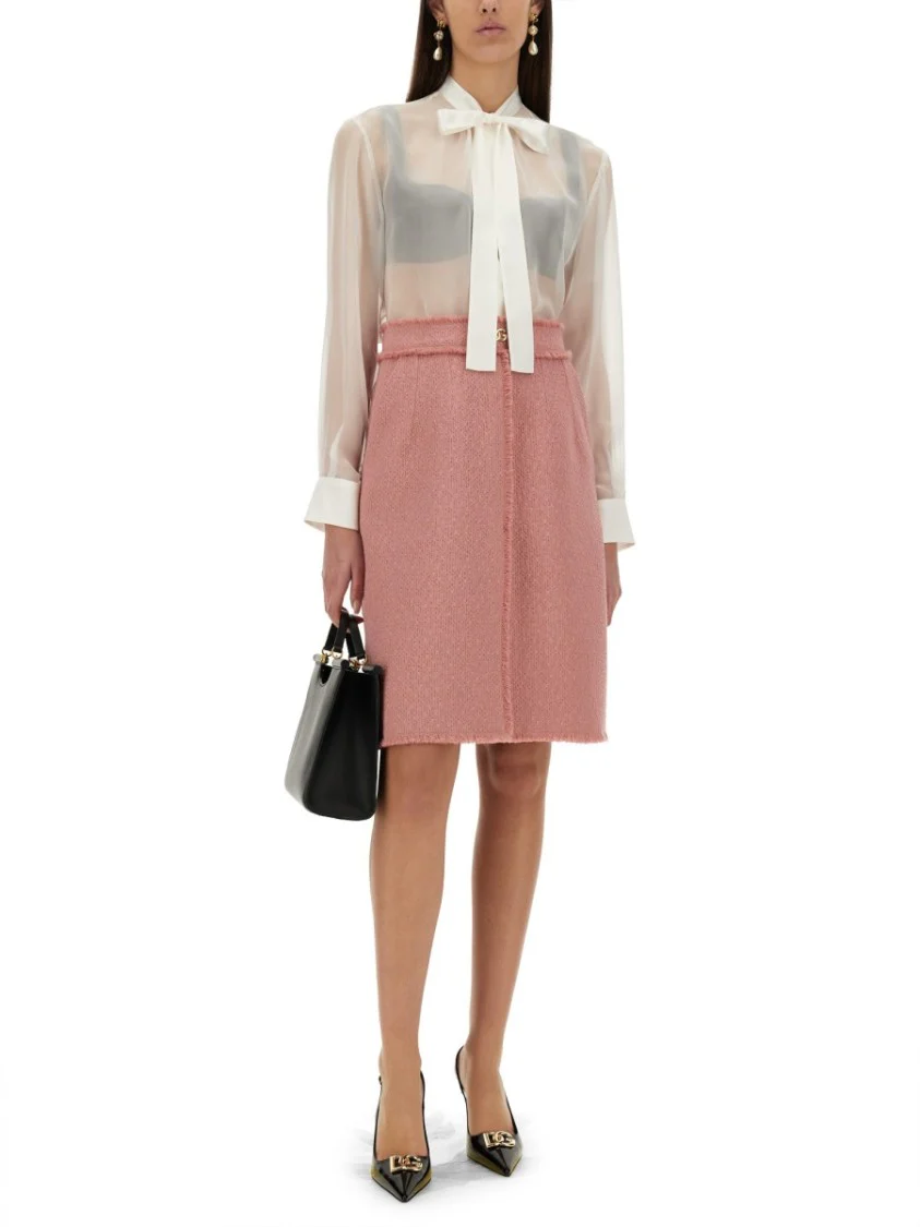 Rachel Tweed Midi Skirt