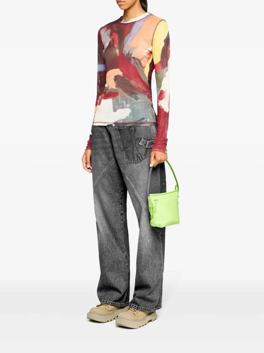 Anthracite Grey Twisted Workwear Jeans