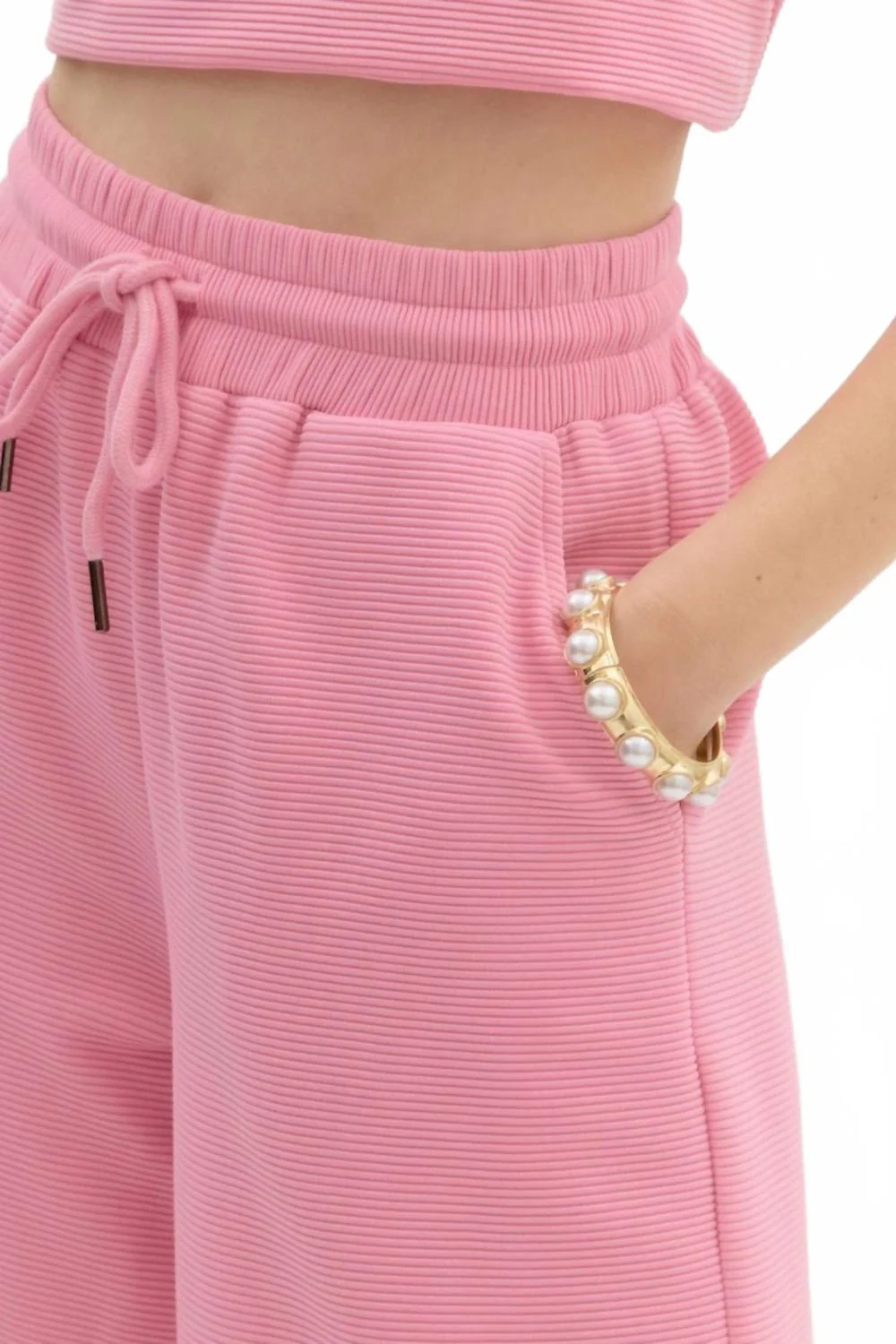 Cotton Candy Sweet Lounge Set In Light Pink