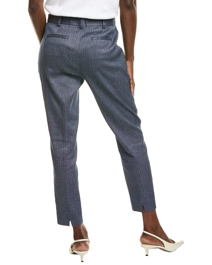 Brooks Brothers Denim Linen-Blend Pant