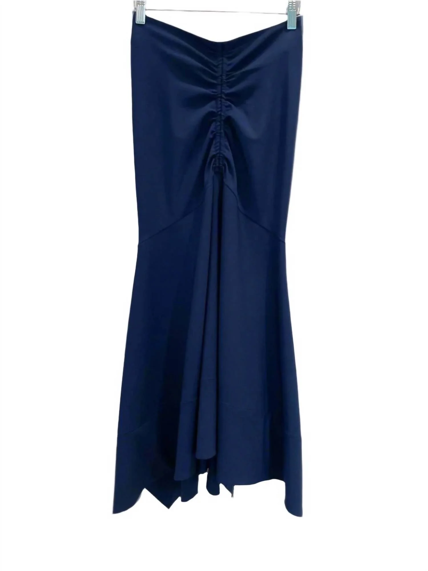 Women's Skirt Front Draw String In Navy