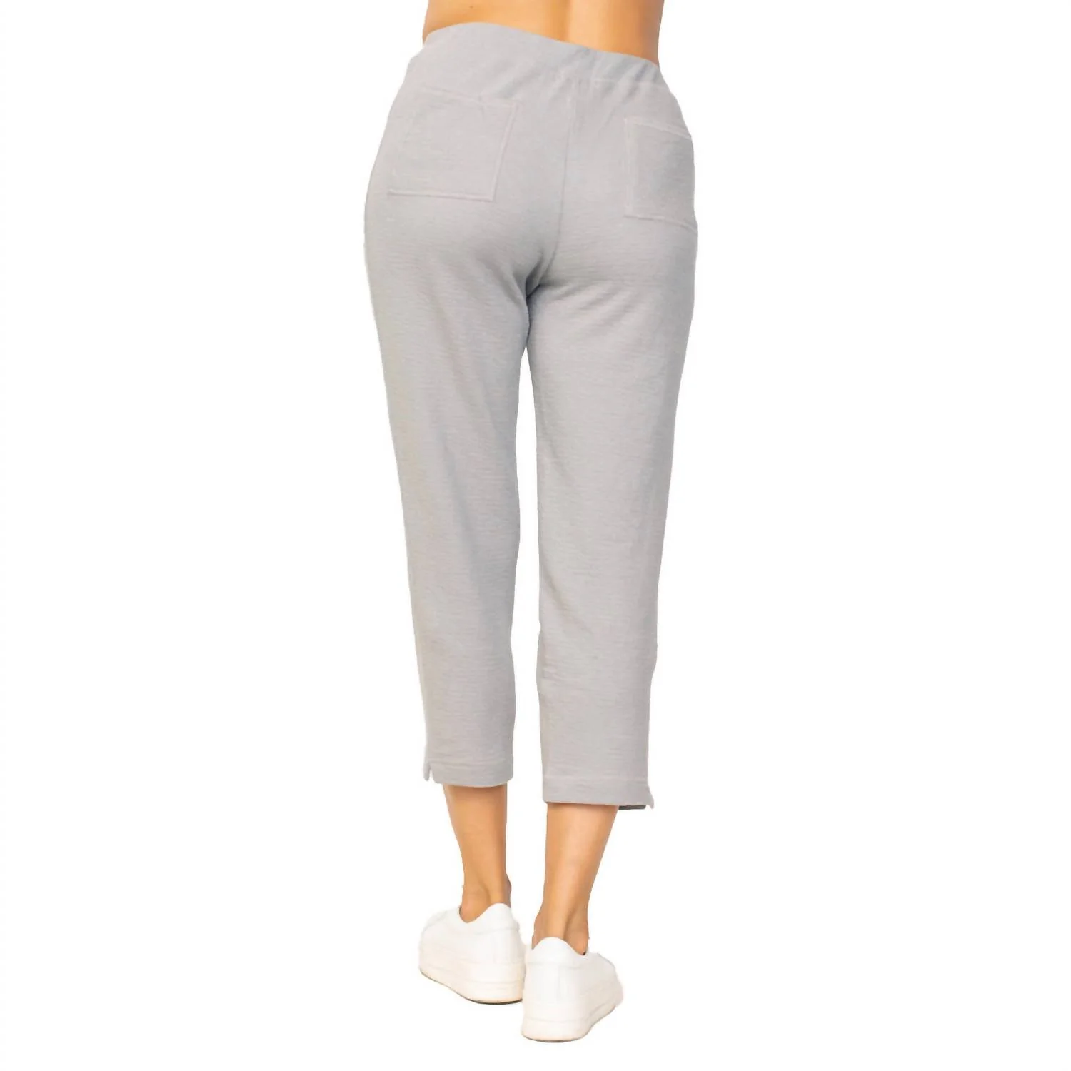 French Terry Easy Capri In Gull