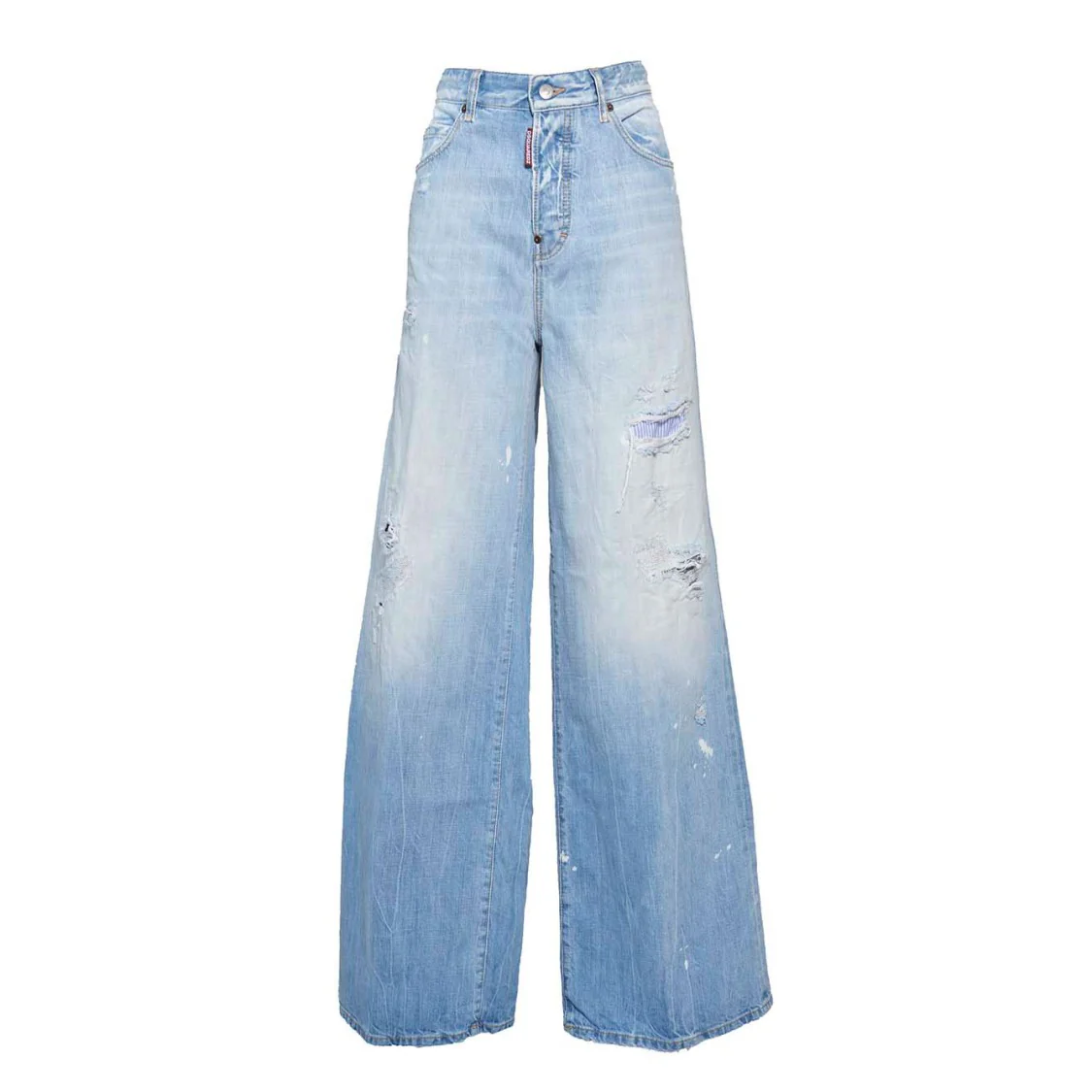 Light Bleach Light Blue Denim Traveller Jeans