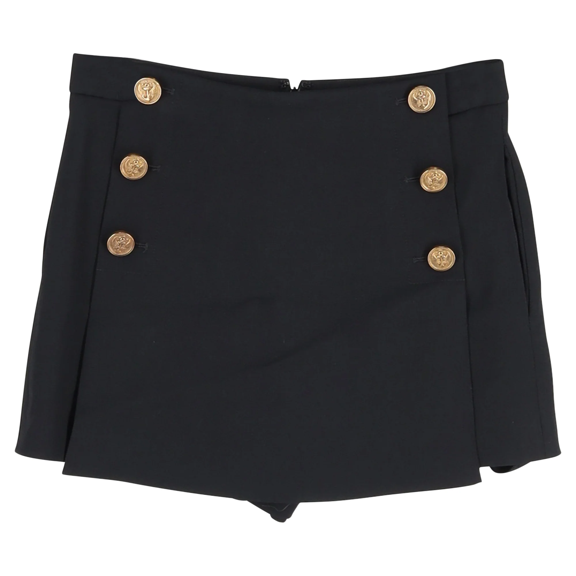 RED Valentino Embellished Mini Skort in Black Viscose