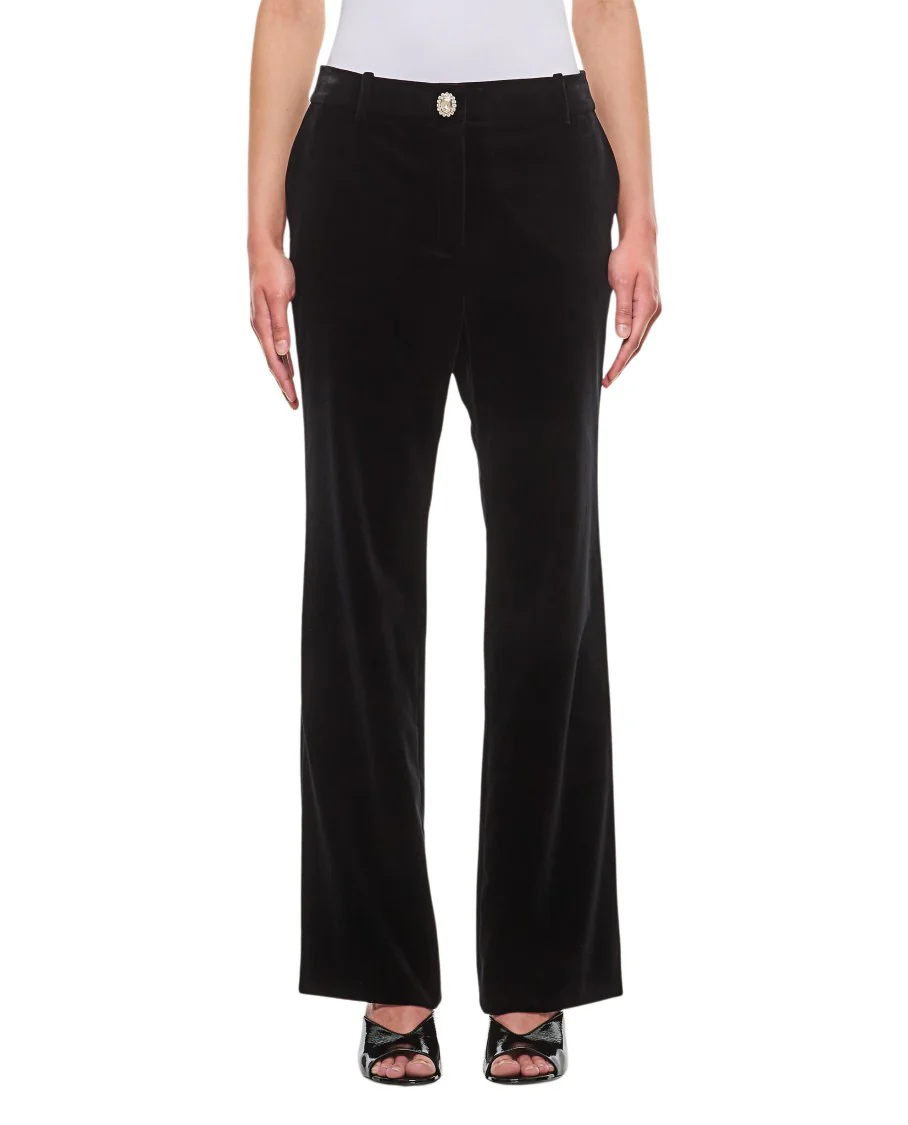 Straight Velvet Pants