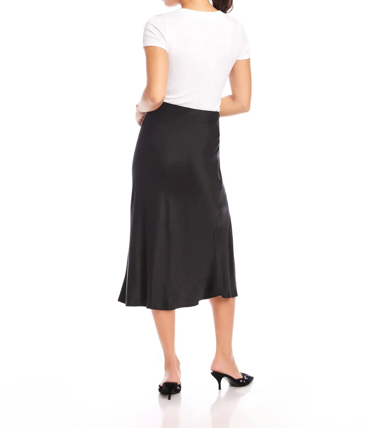 Brielle Midi Skirt In Black