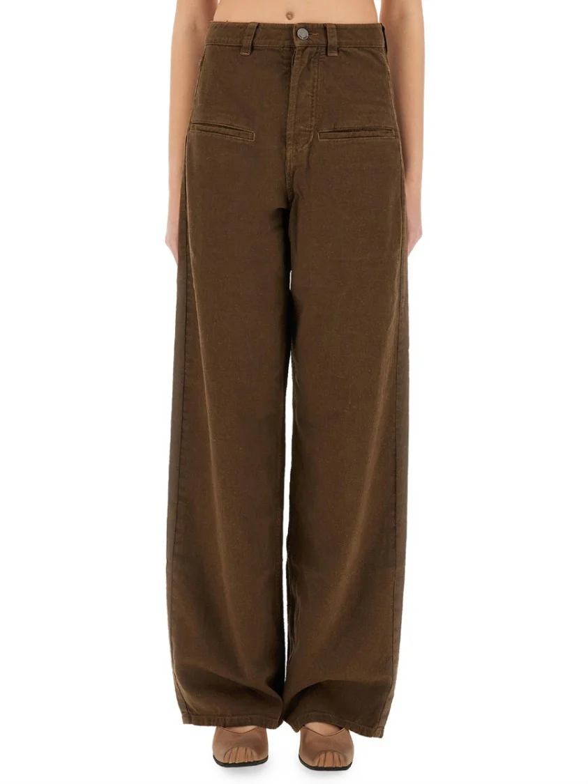 High-Waisted Wide-Leg Pants