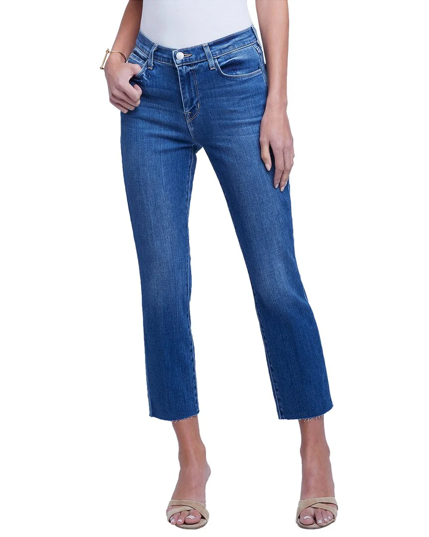 L'AGENCE Sada High Rise Crop Slim Jean