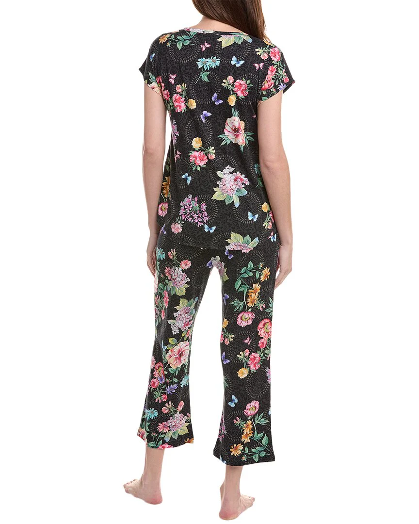 Johnny Was The Bobbie 2pc Crop Pajama Set