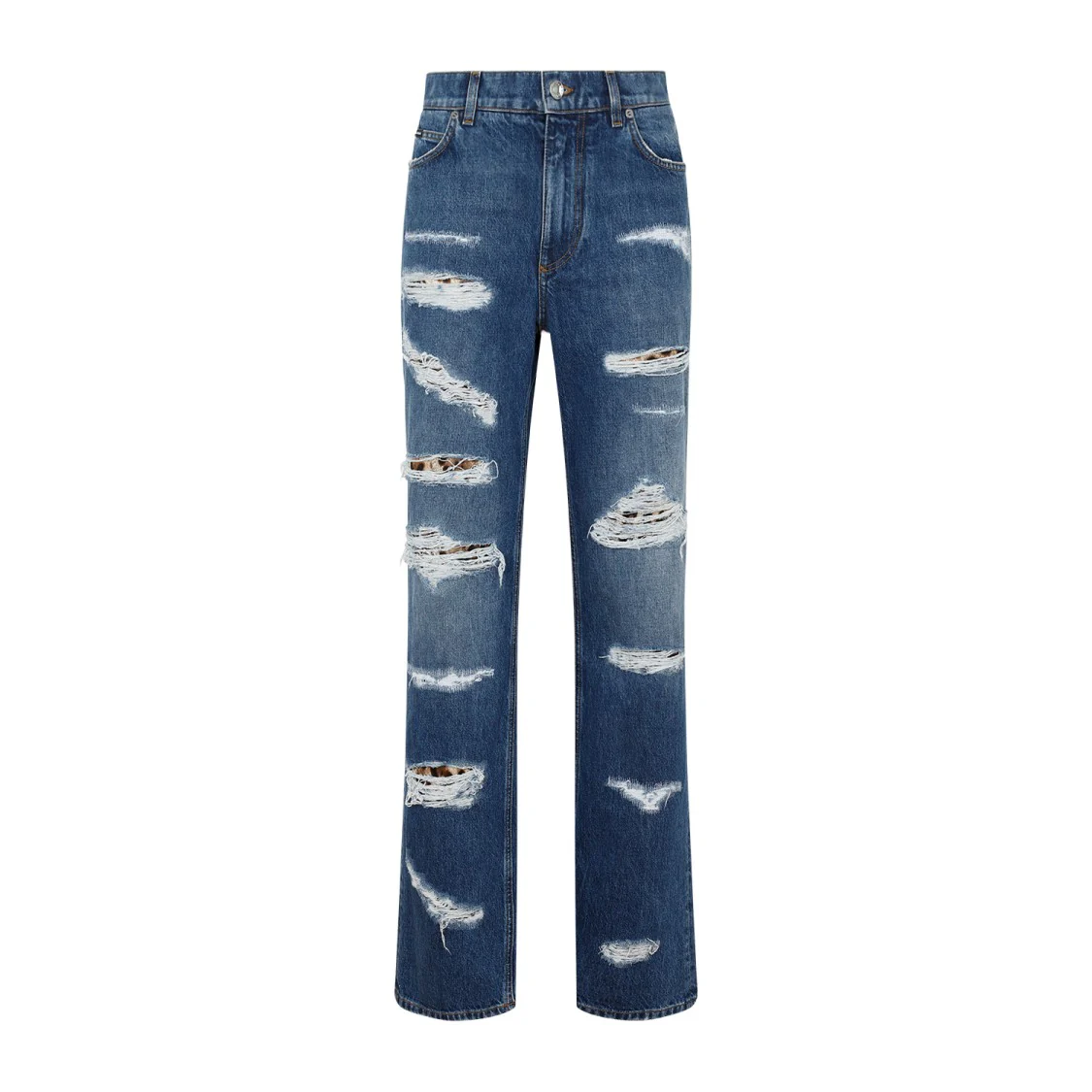 Blue Cotton Jeans
