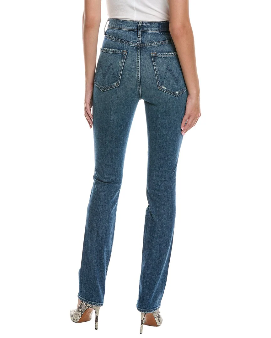 MOTHER Denim High-Waist Dazzler Double Heel Morning Chores Jean
