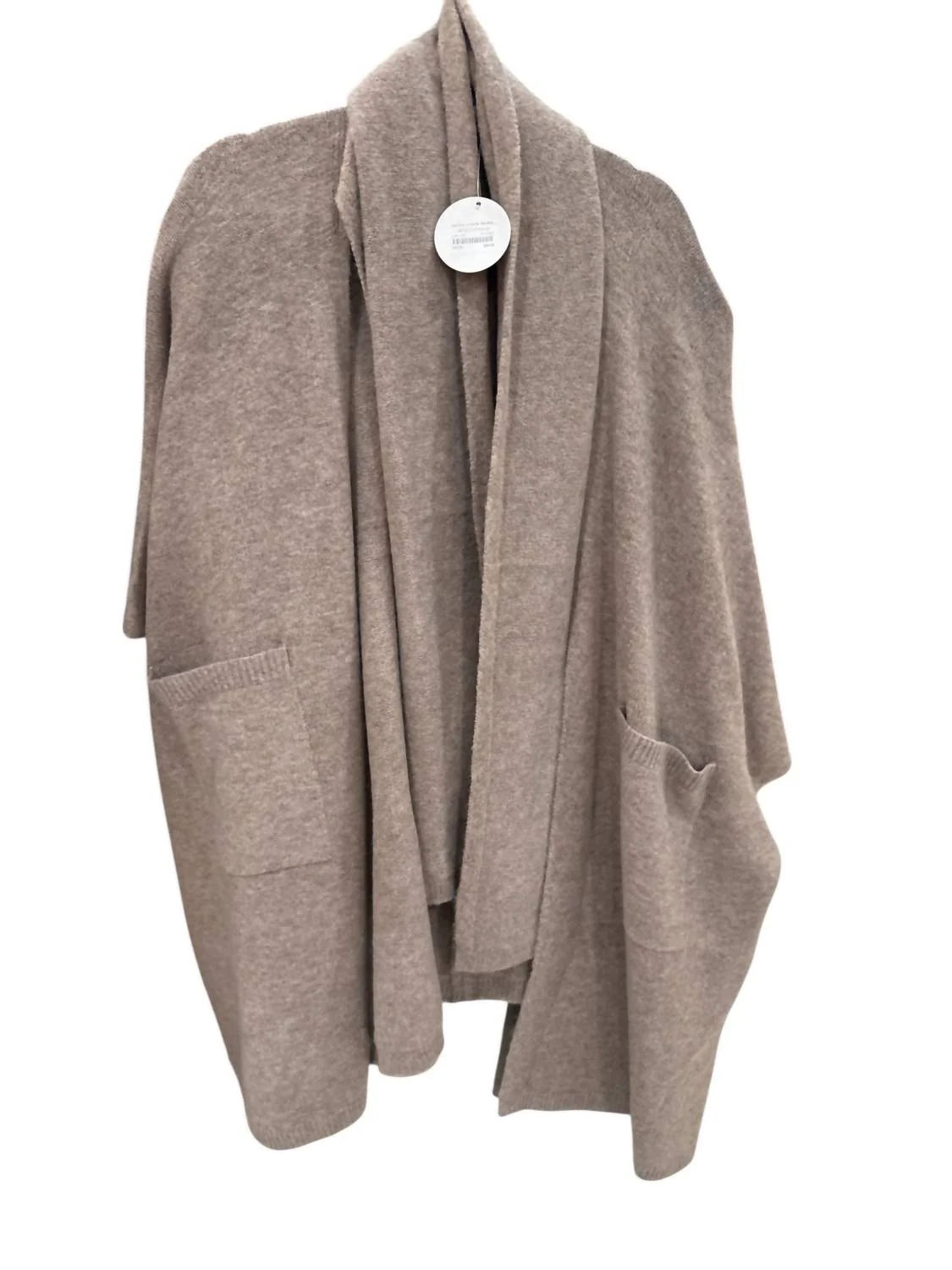 Women's Open Front Kimono In Oatmeal