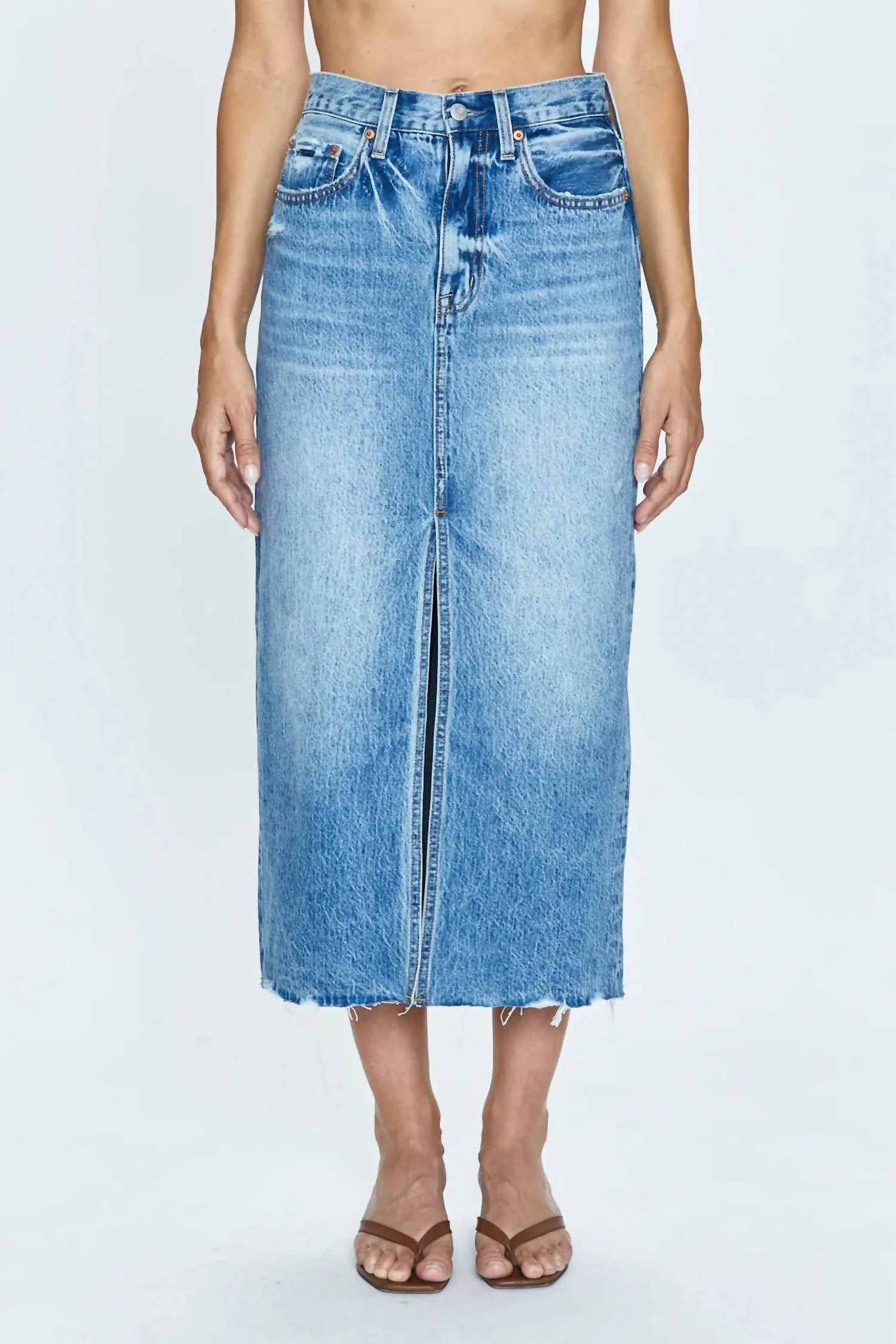 Alice Midi Skirt In Portrait Vintage