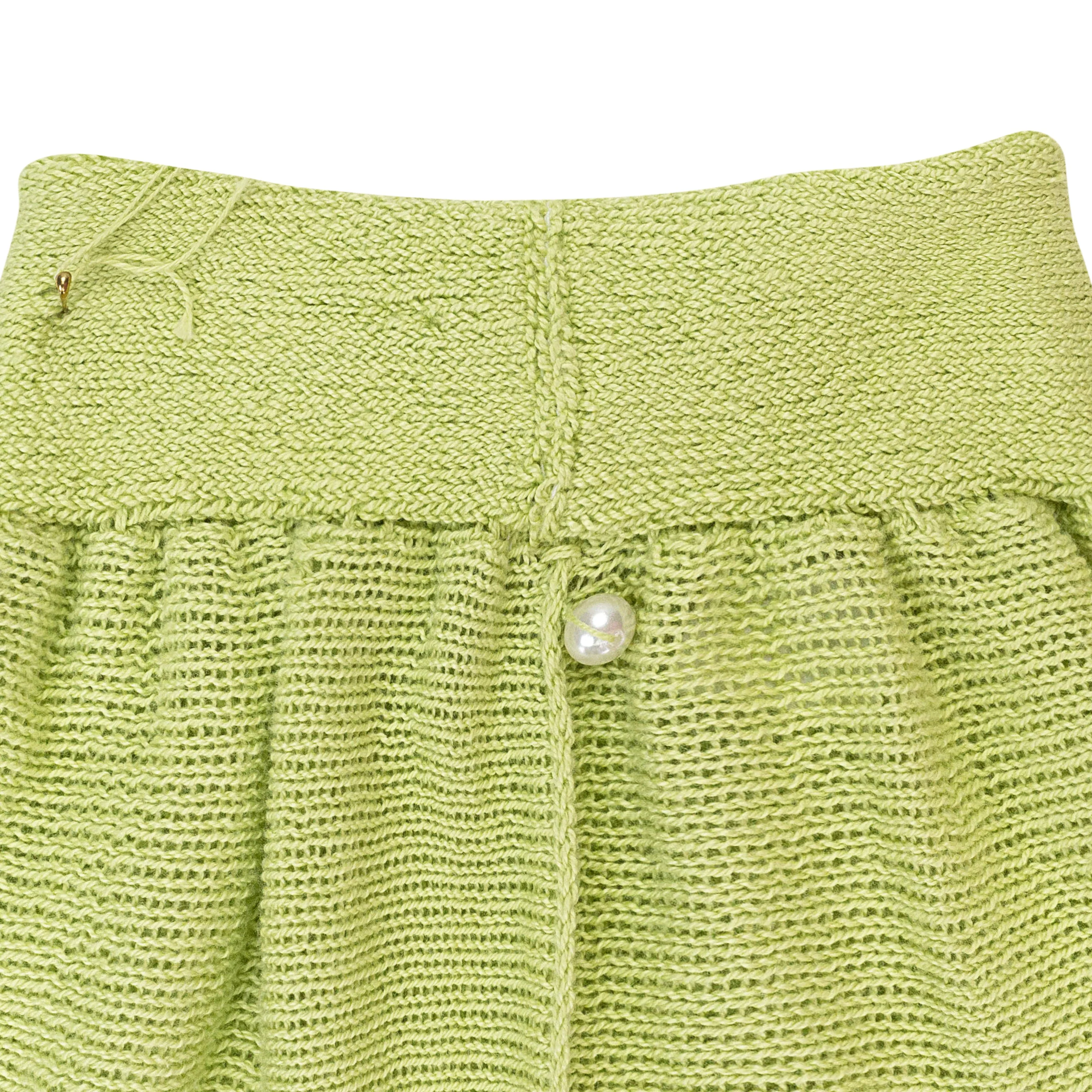 BETROTHED LIME MINI SKIRT