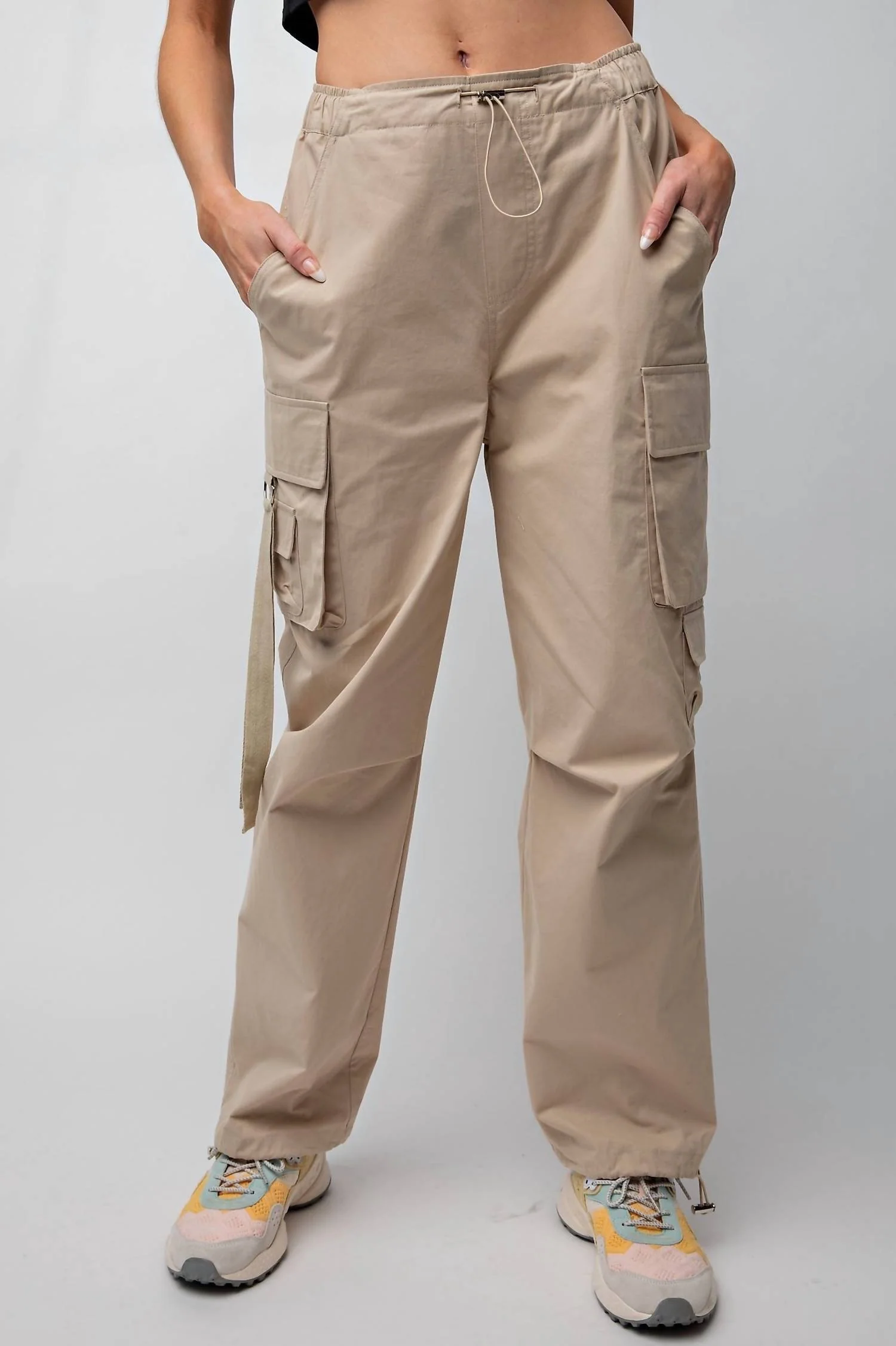 Little Prayer Cargo Pant In Khaki