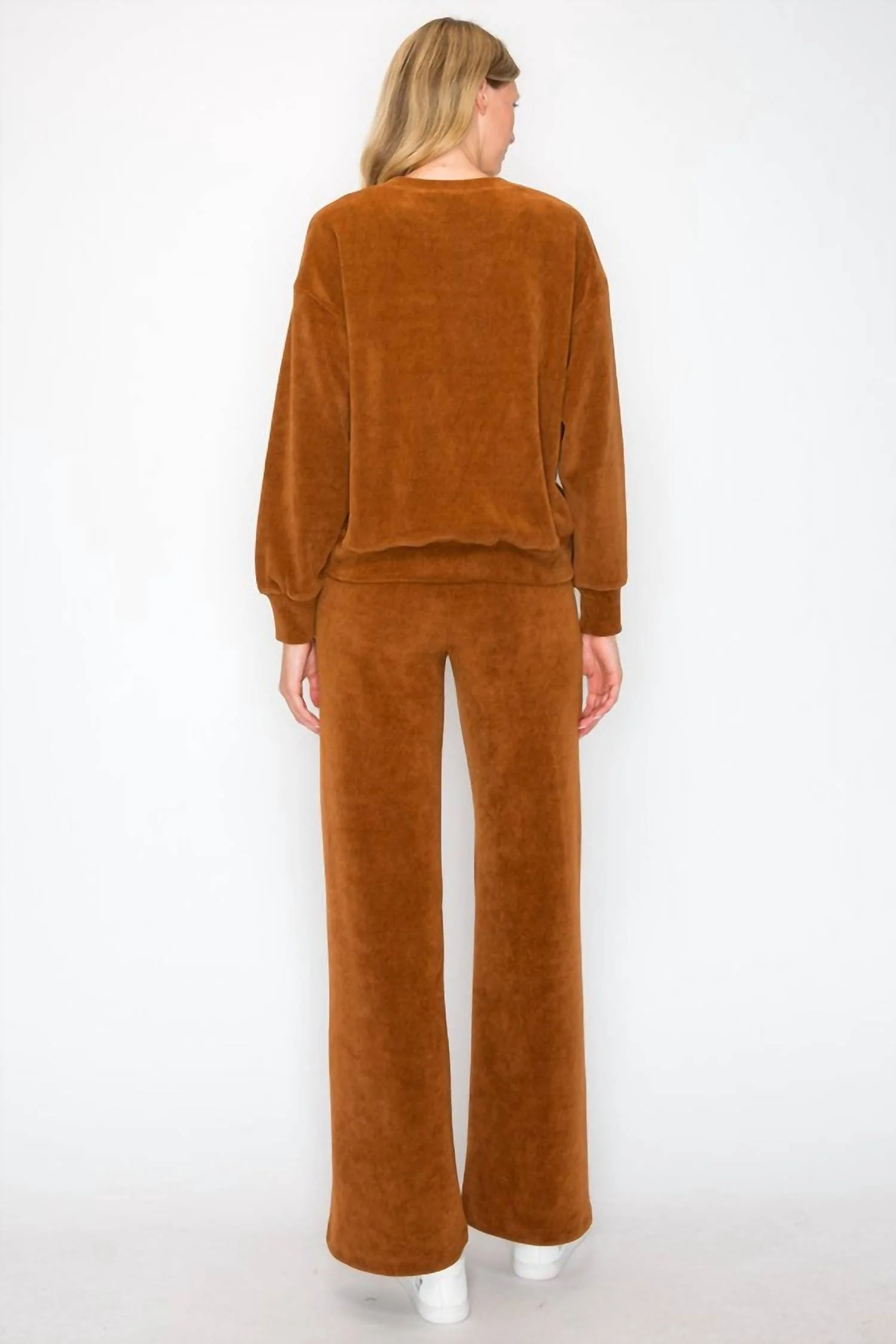 Lounging Around Corduroy Set In Cooper