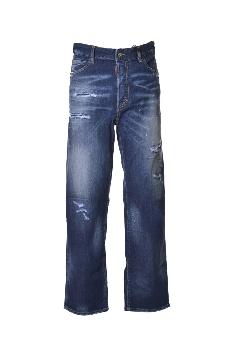 Blue Denim Boston Wide Jeans