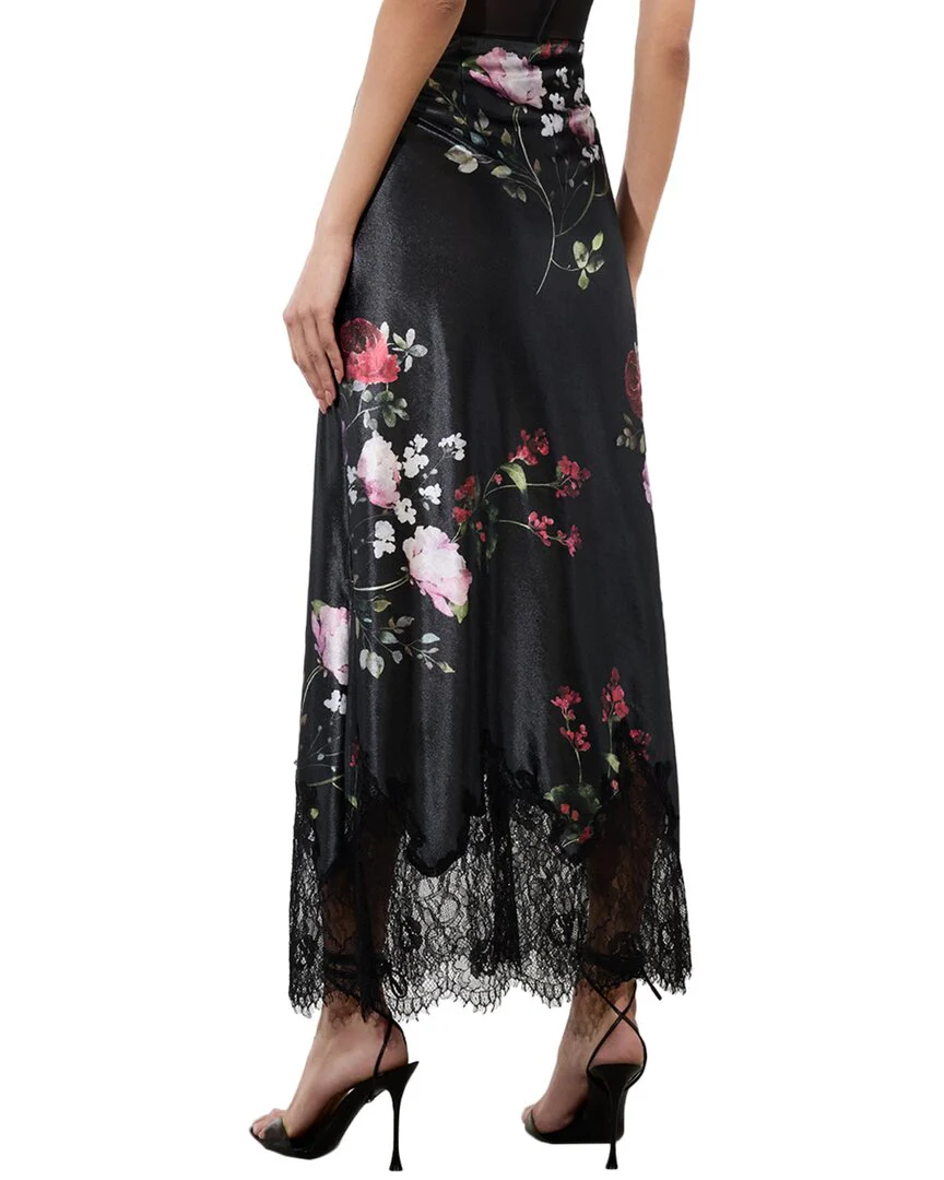 alice + olivia Maeve Slip Skirt