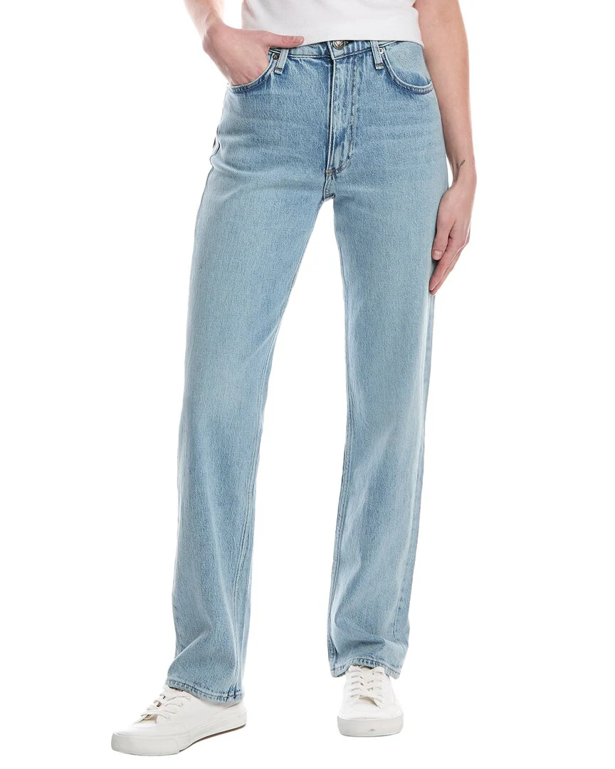 rag & bone Harlow Mid-Rise Bloomfield Full Length Straight Jean