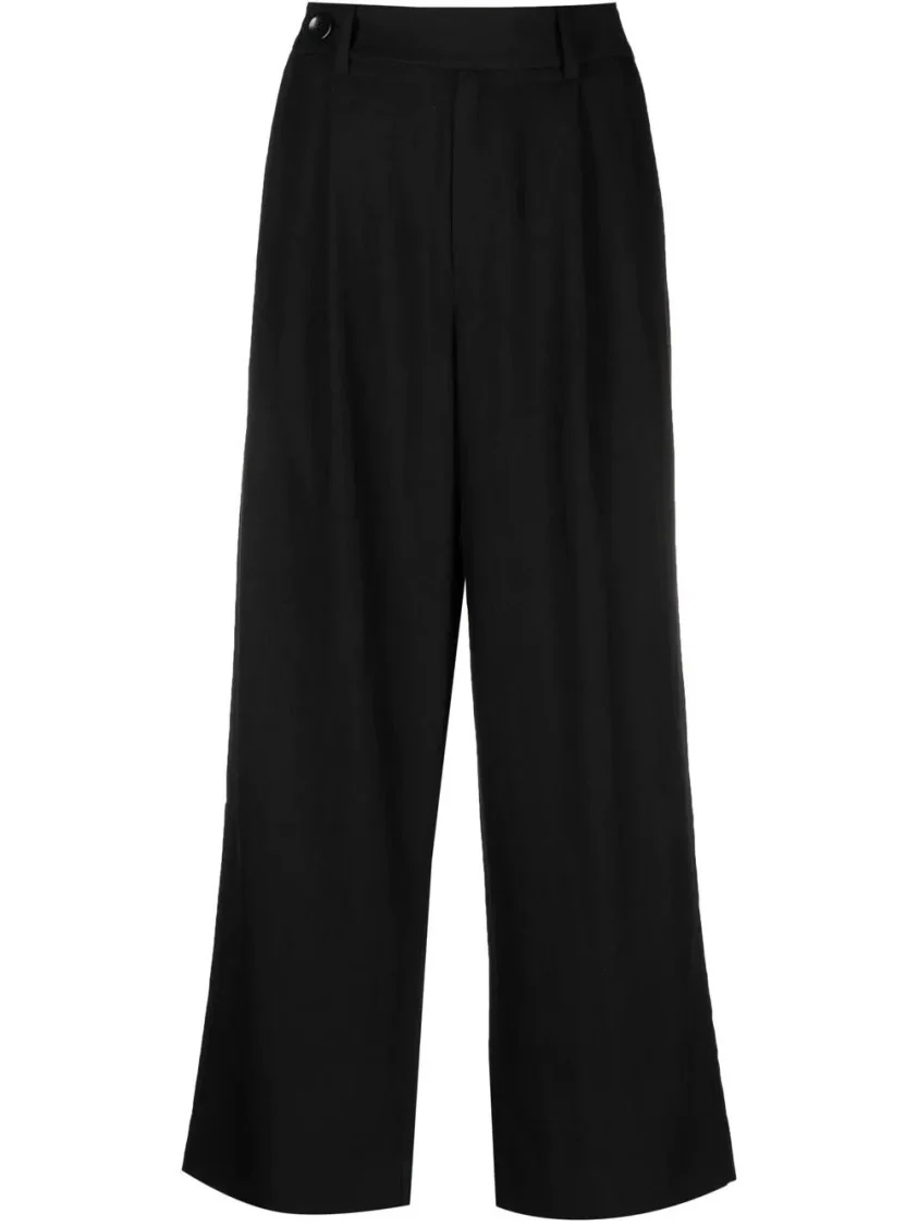 Drapey Suiting Wide Leg Pant