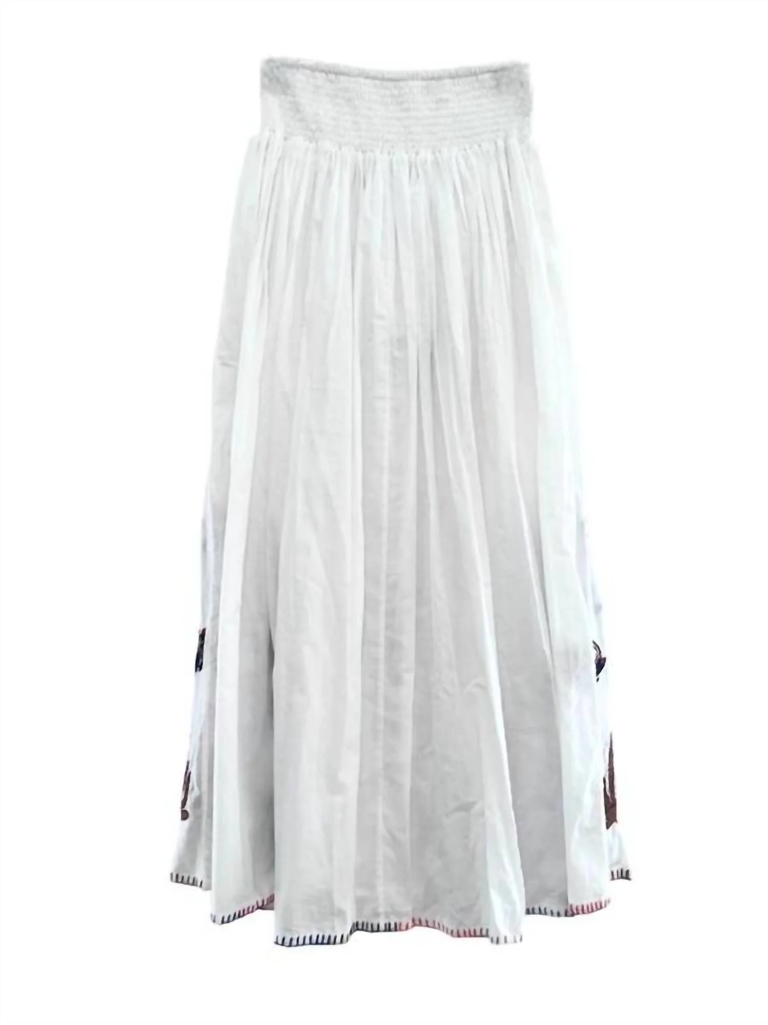 Womens Congo Strap Smock Jungle Skirt In Natural Muti