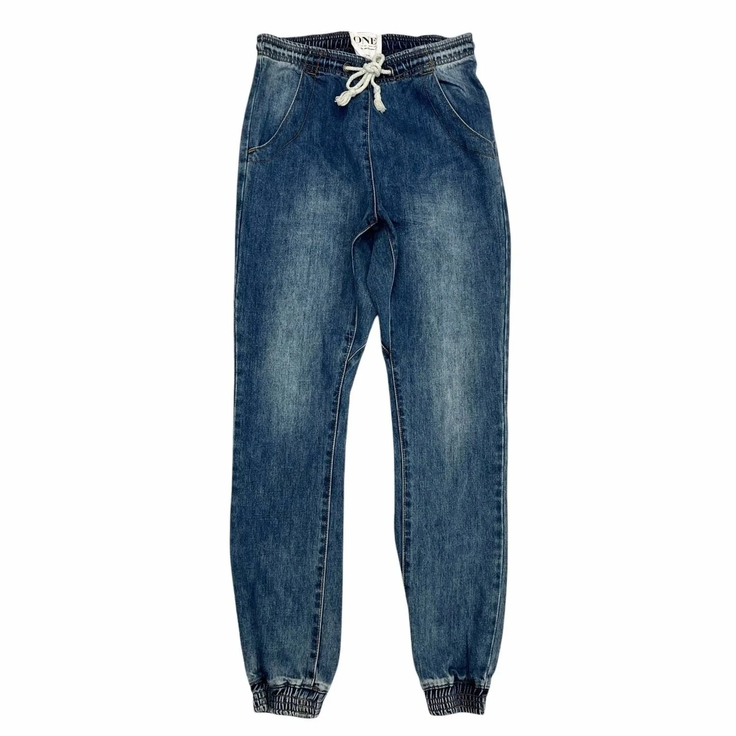 Denim Super Trackies Pant In Medium Wash