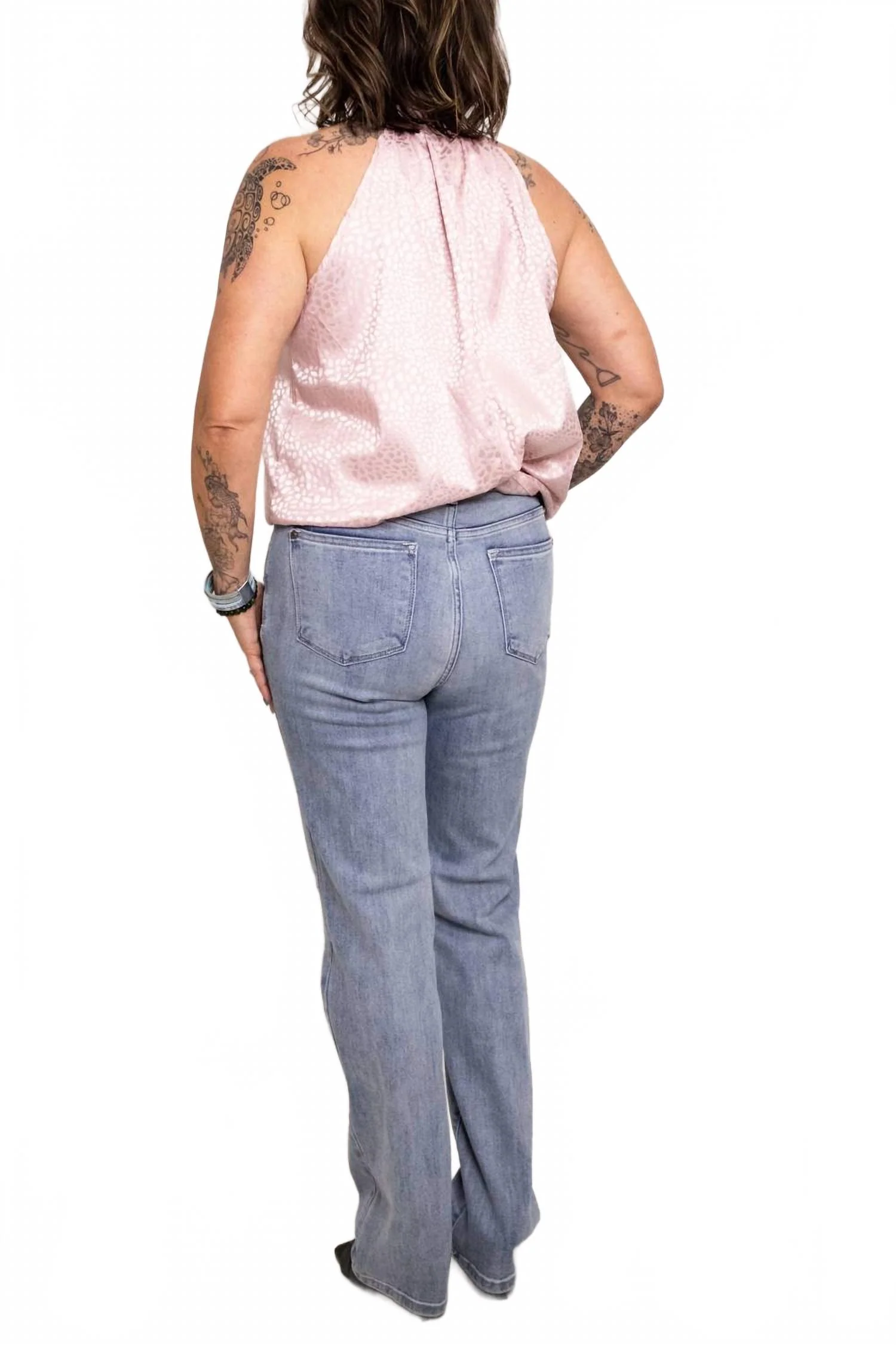 90's Straight Leg Dad Jeans In Blue