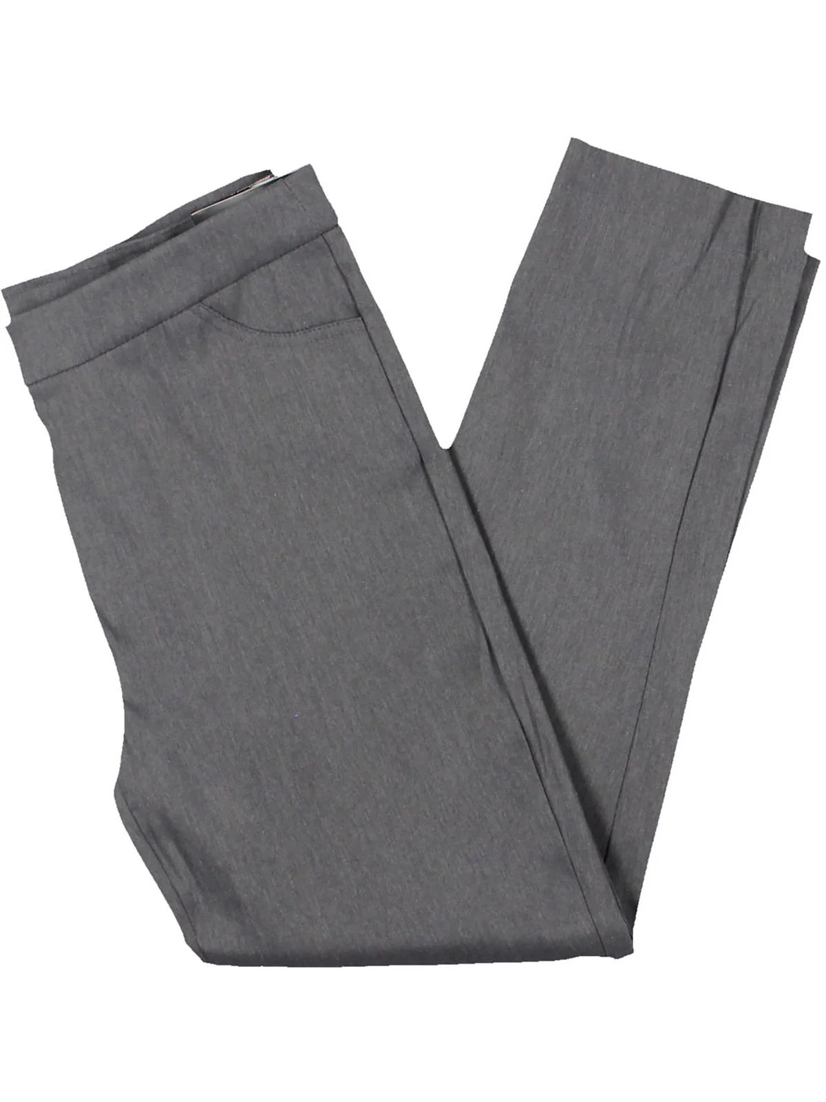 Petites Womens Solid Stretch Skinny Pants