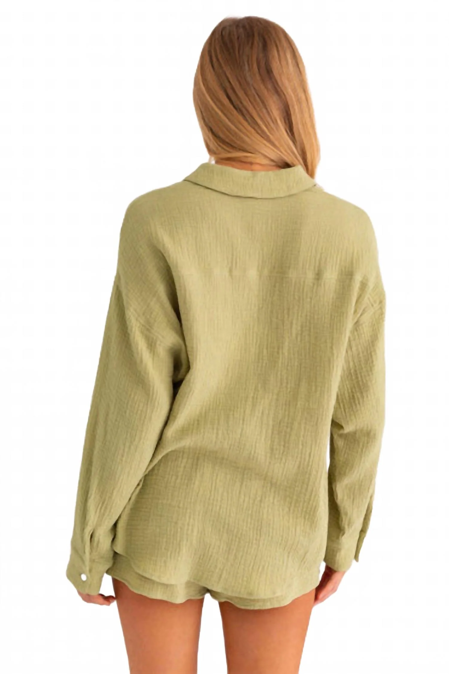 Linen Breeze Set In Light Green