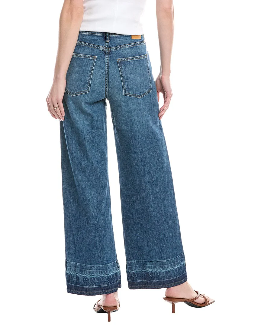 SIMKHAI Jude Mid-Rise Coronado Crop Wide Leg Jean