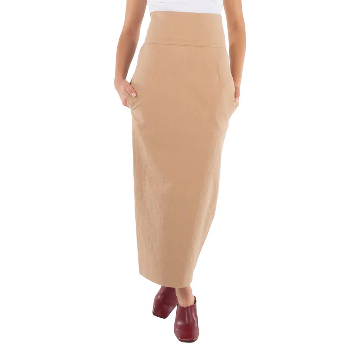 Calcaterra Biscuit Long Tubino Skirt