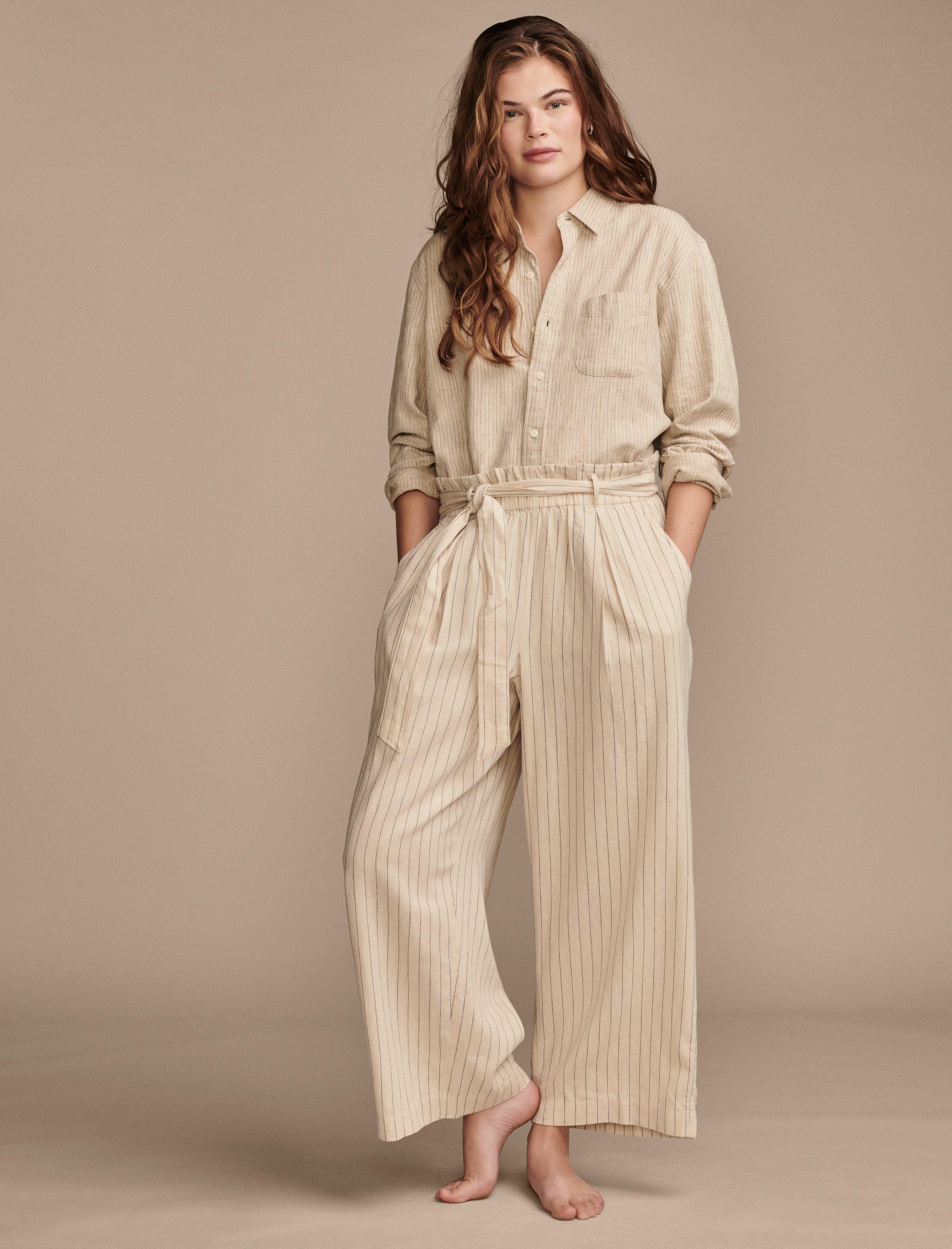 Lucky Brand Women's Hemp Paperbag Pant