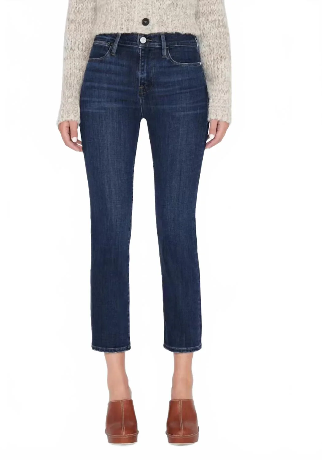 Le High Straight Leg Jeans In Skywalk