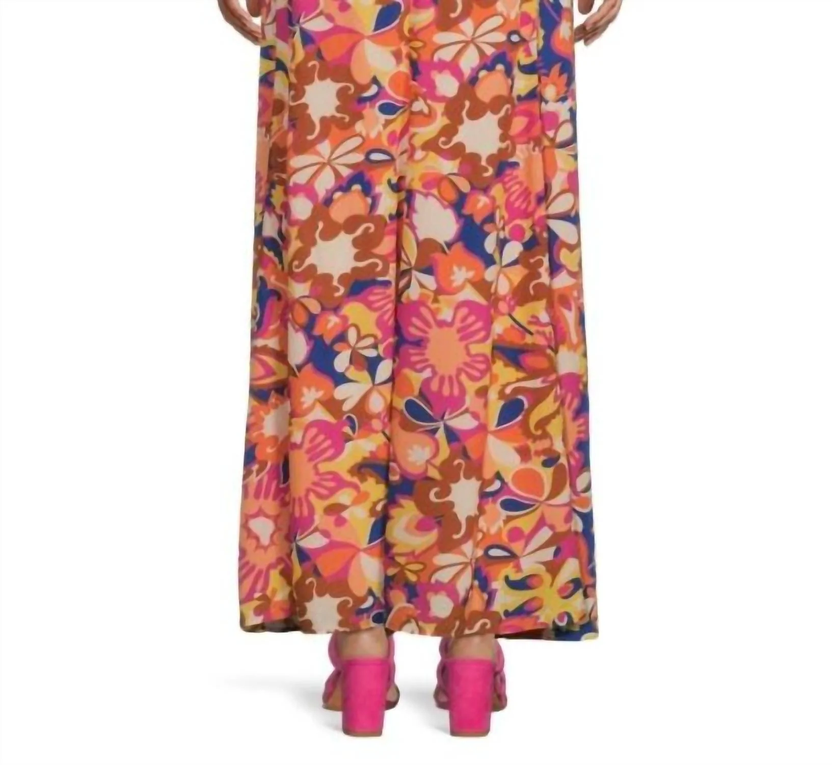 Sanna Floral Maxi Skirt In Multi