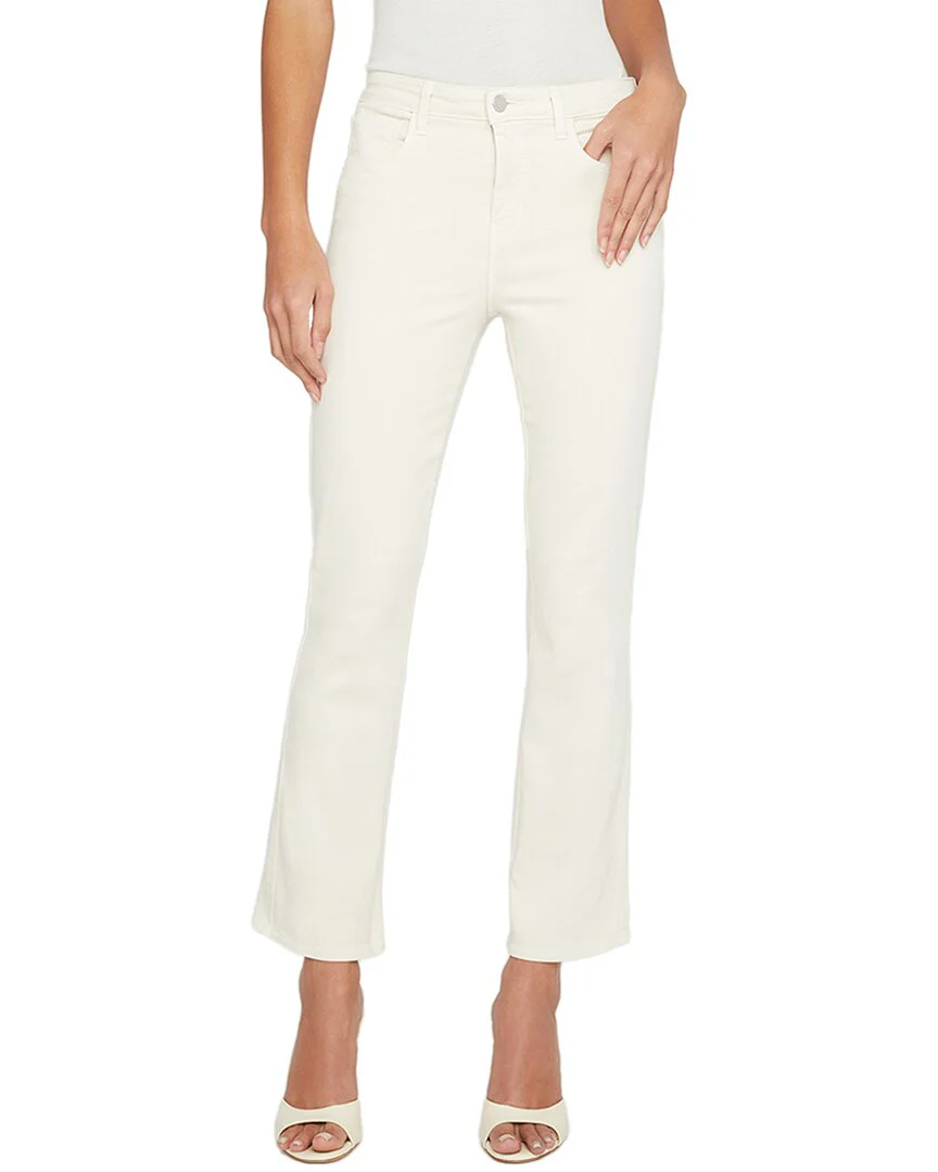 L’AGENCE Tati High-Rise Crop Micro Boot French Vanilla Jean