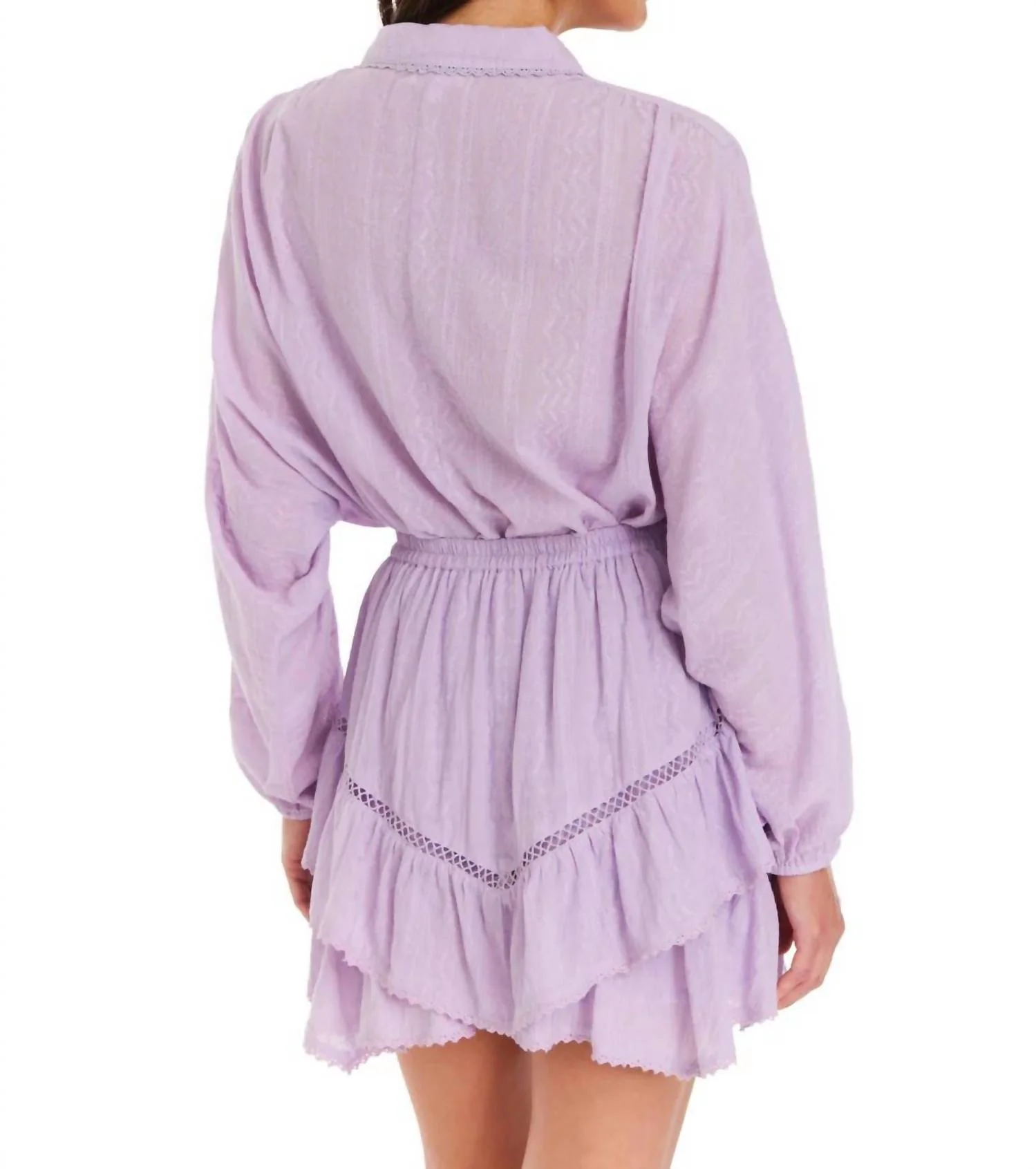 Maggie Mini Skirt In Lilac
