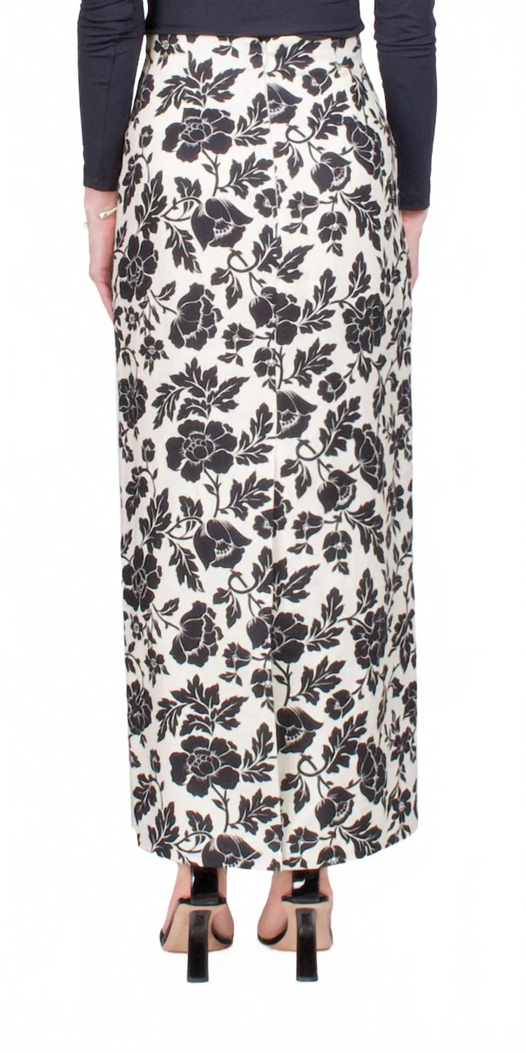 Romeo Skirt In Noir Bloom