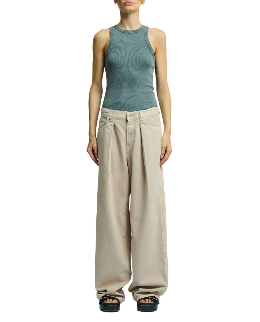 Candy Twill Wide Pants