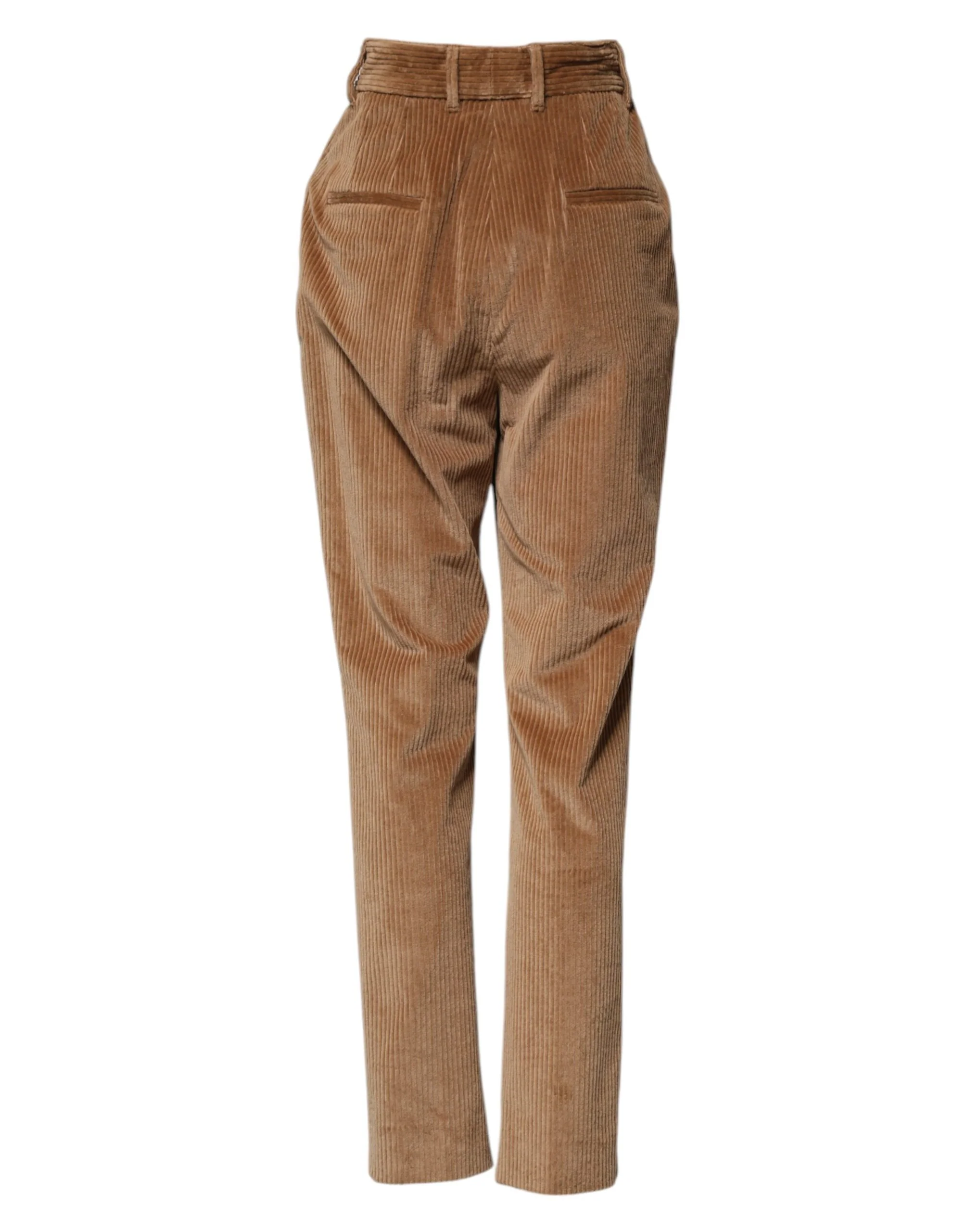 Dolce & Gabbana Cotton Corduroy Tape Women's Pants