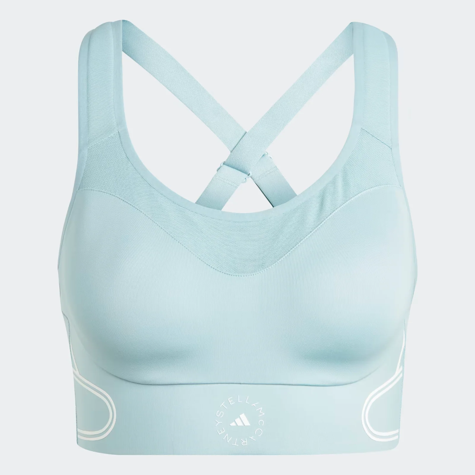 Adidas By Stella McCartney TruePace Women XL Blue High Support Sports Bra ERK617