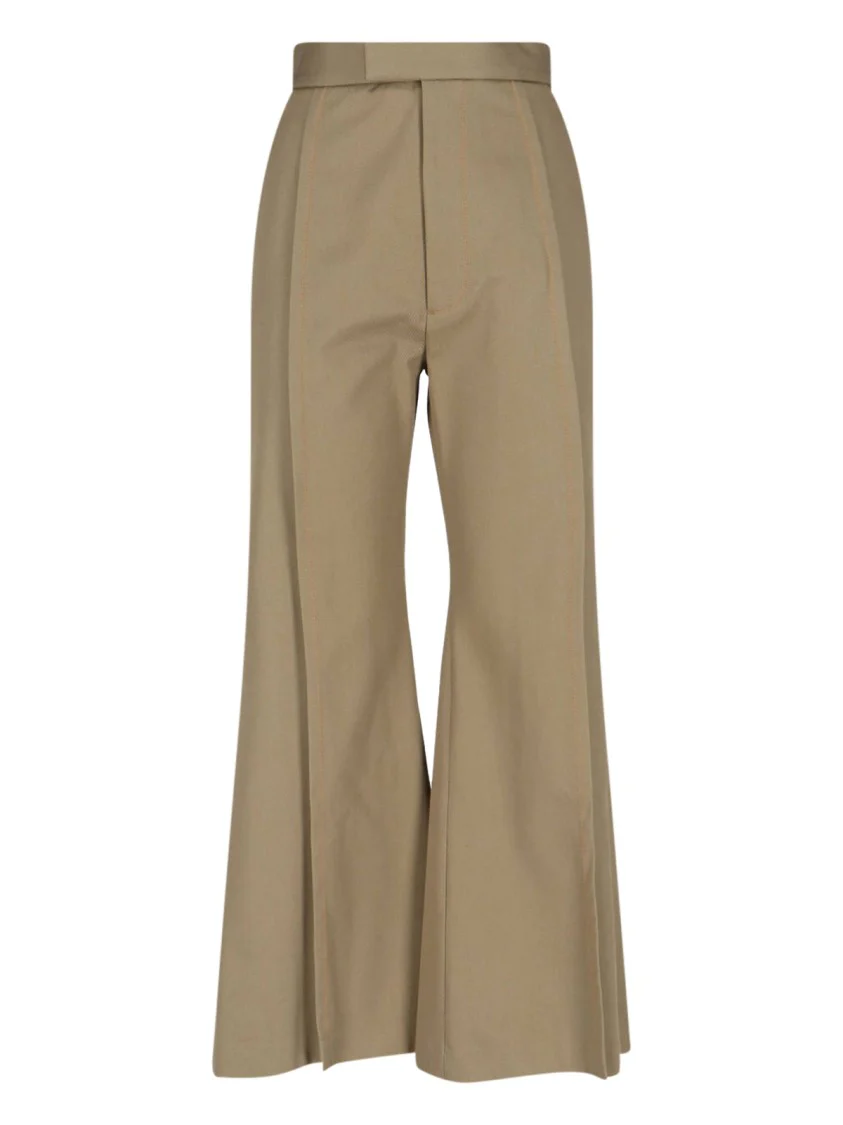 Pinched' Palazzo Pants – Brown