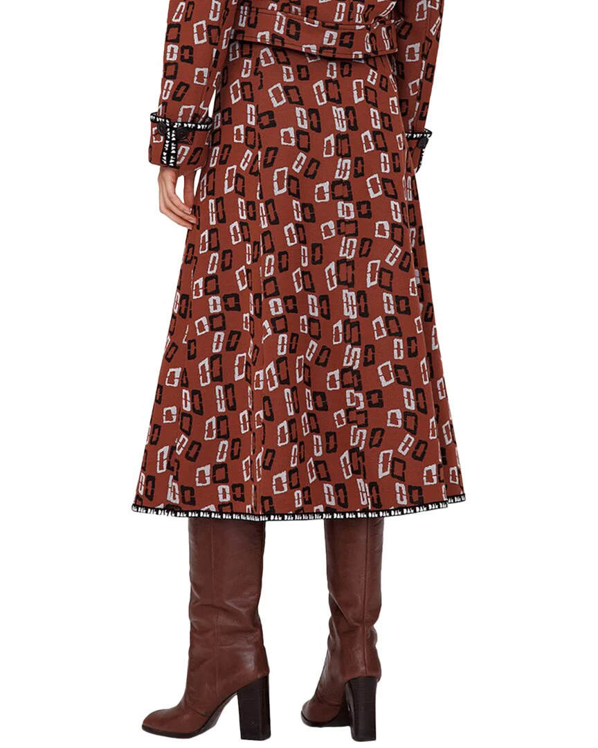 Diane von Furstenberg Aphrodite Wool-Blend Skirt