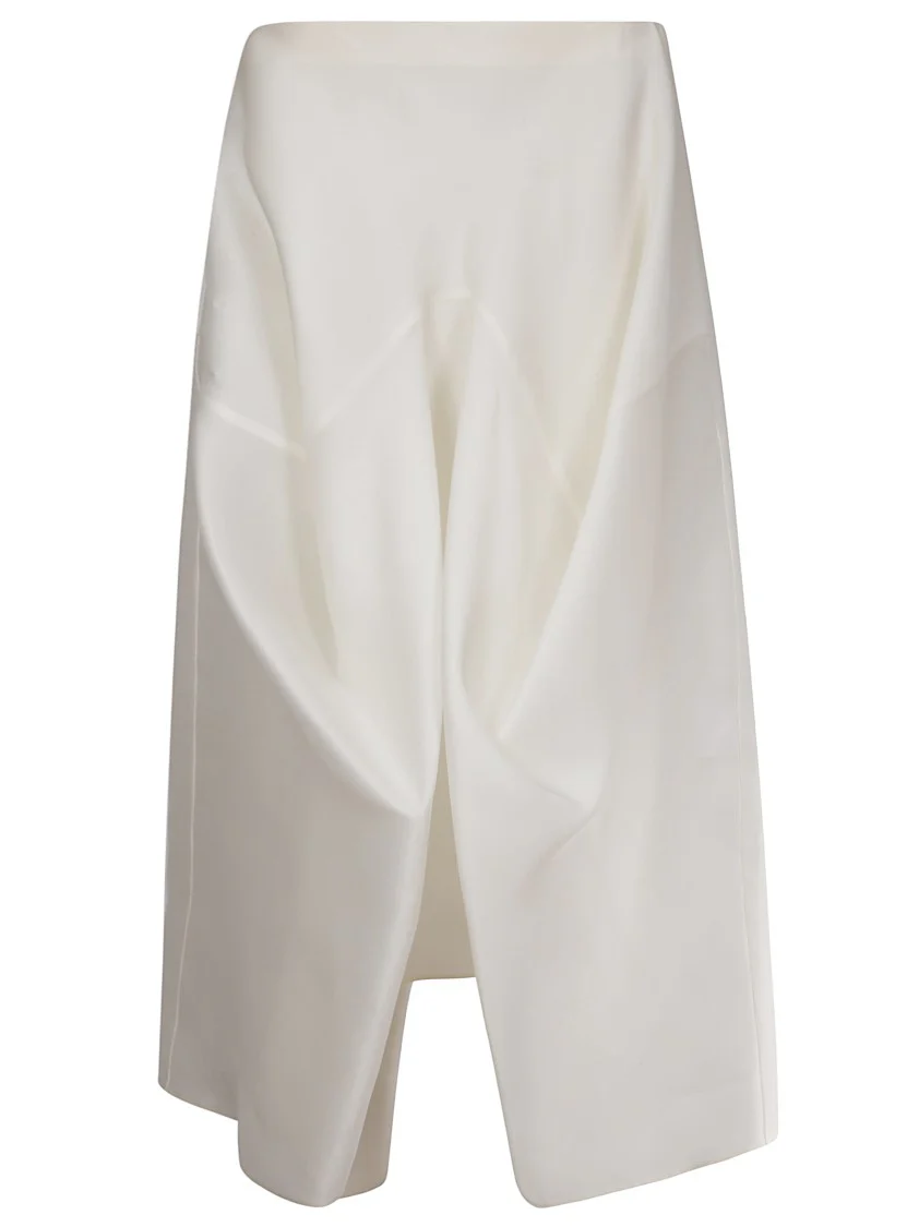 High Waist. Skirt With Side Zip Fastening