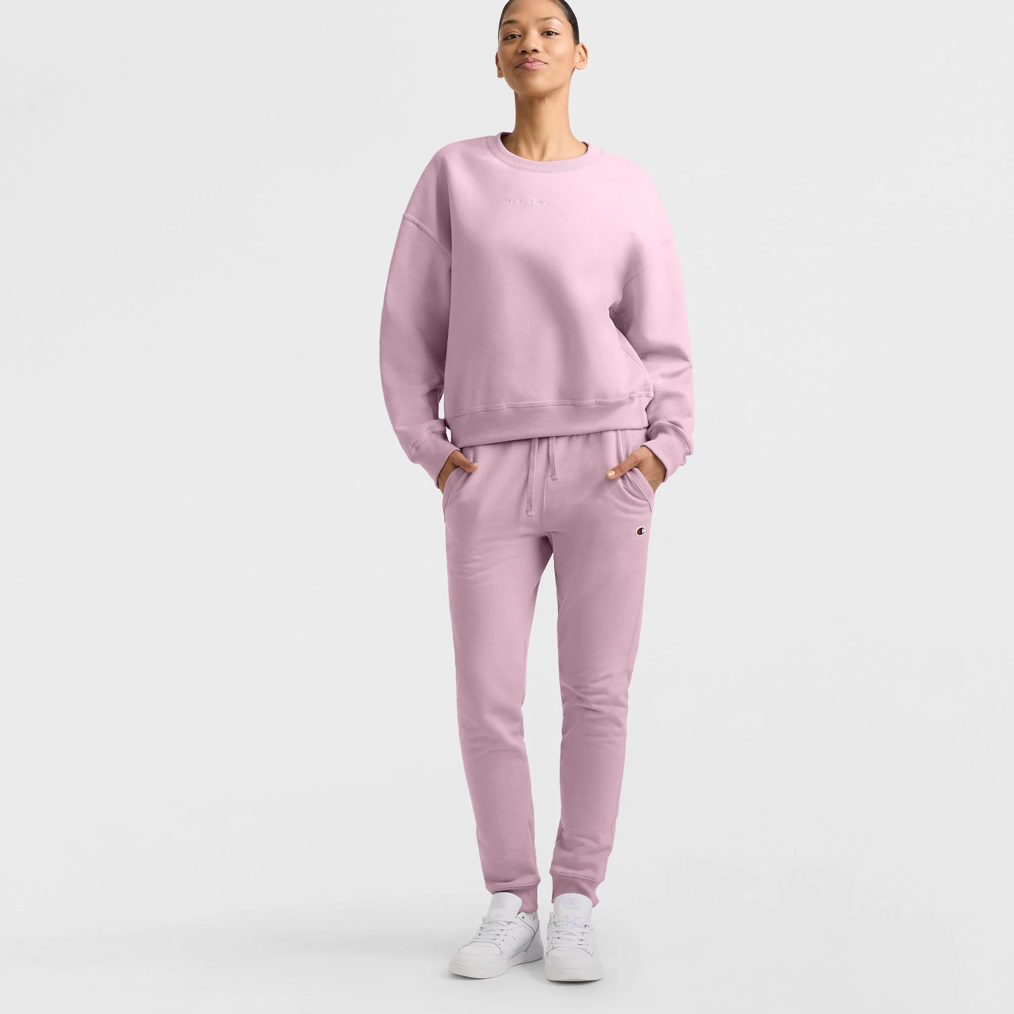 Powerblend Crewneck Sweatshirt, Embroidered Script Logo